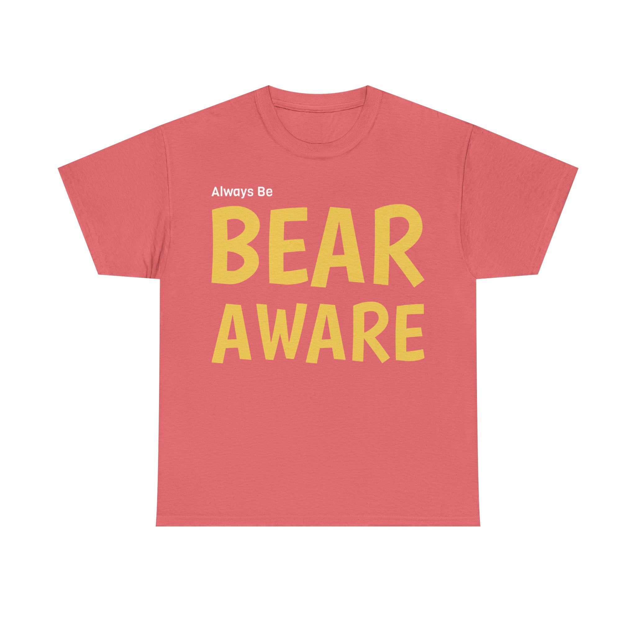 Bear Aware Unisex Cotton T-Shirt - Wildlife Awareness