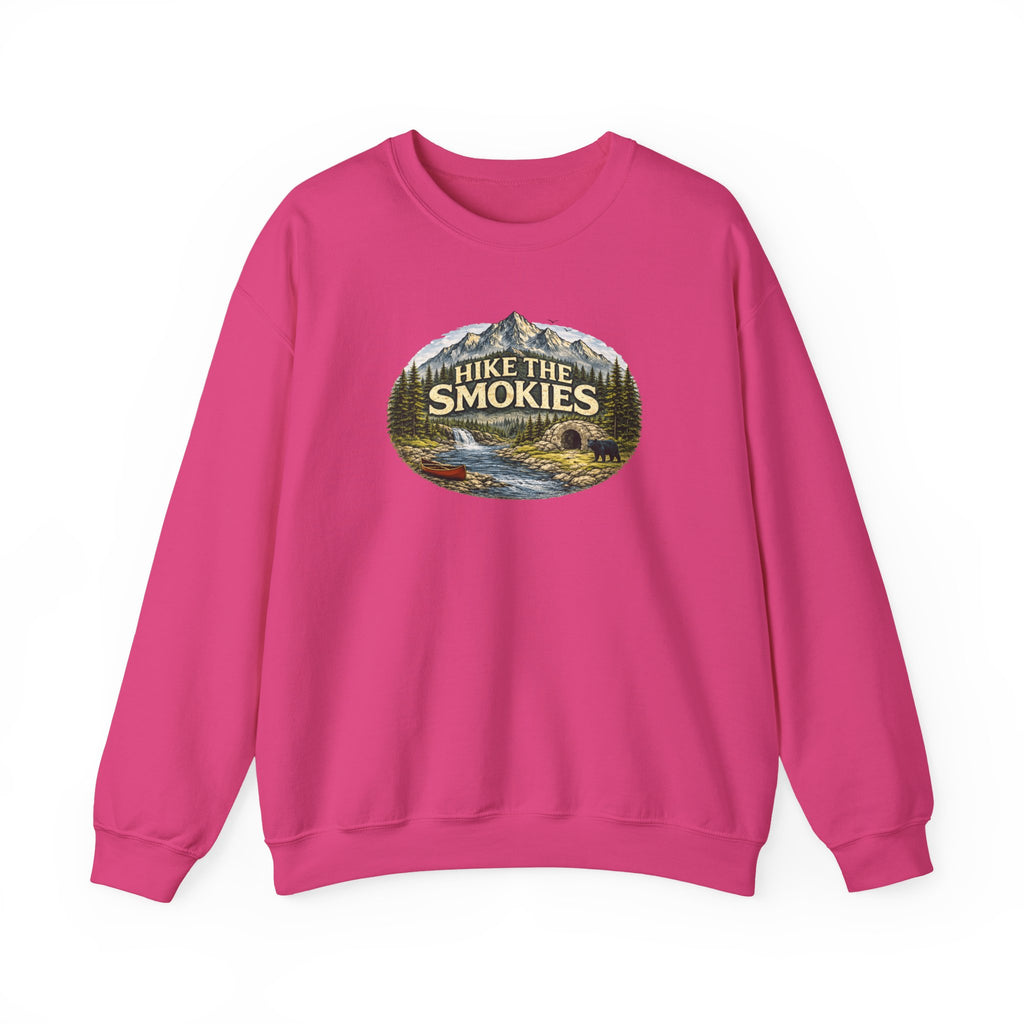 Hike the Smokies Sweatshirt — Mountain Trail Vintage Unisex Crewneck