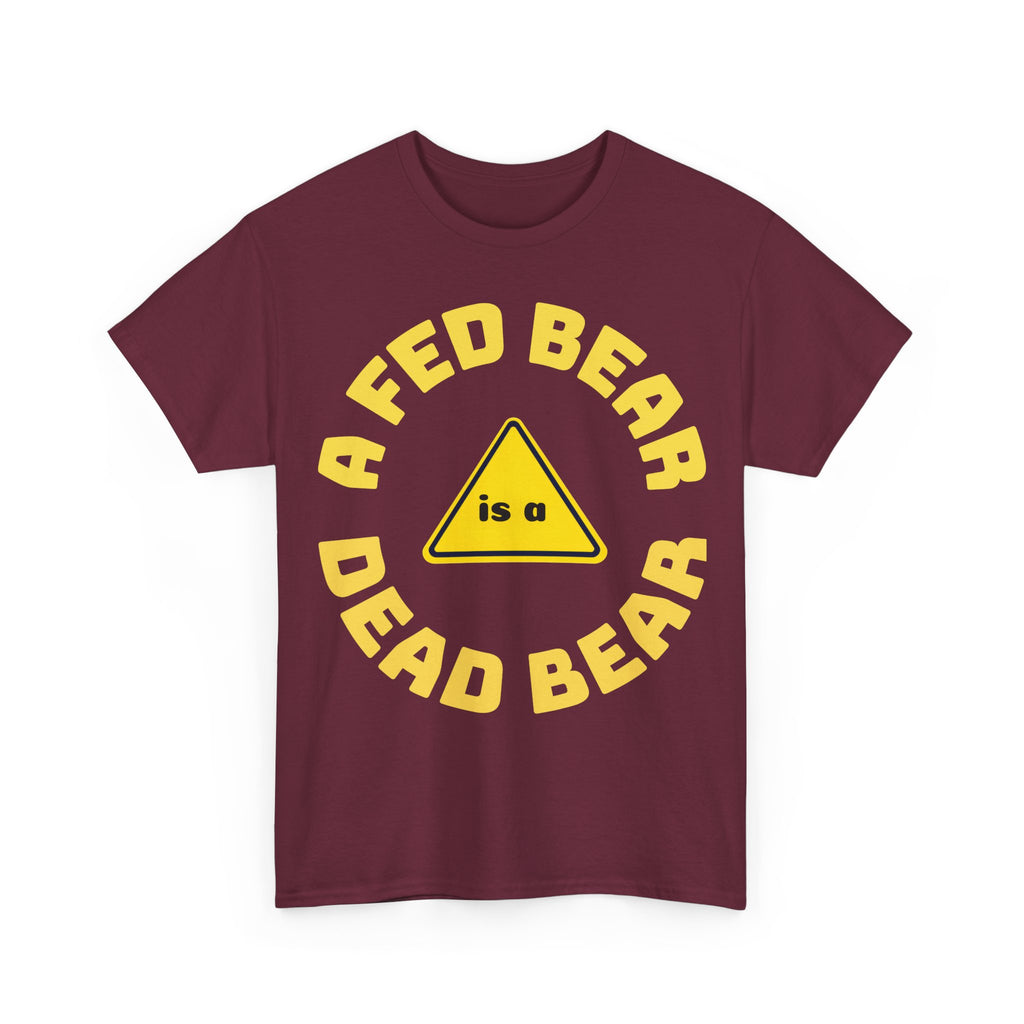 Fed Bear Unisex Cotton T-shirt — Stoic Wilderness Reminder