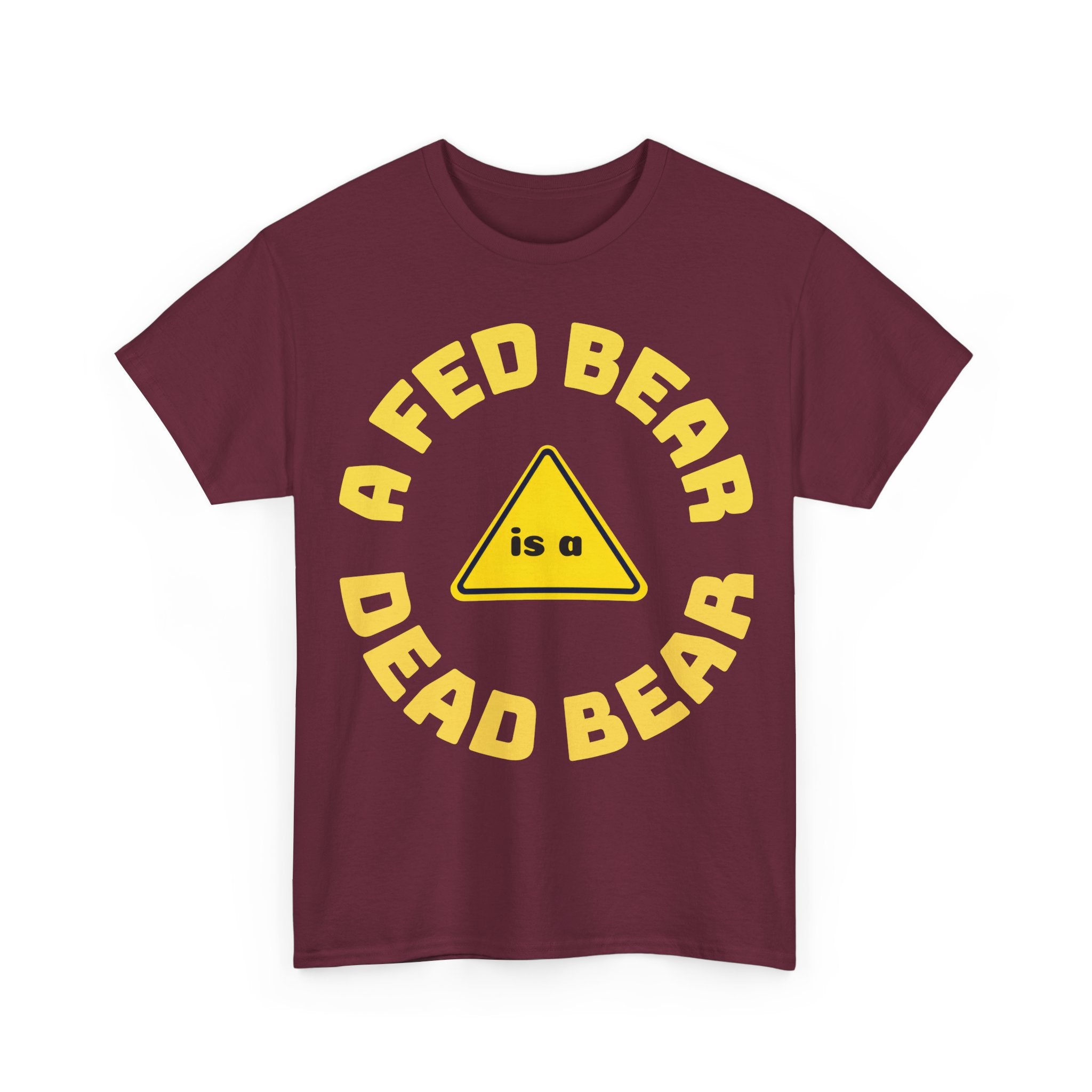 Fed Bear Unisex Cotton T-shirt — Stoic Wilderness Reminder