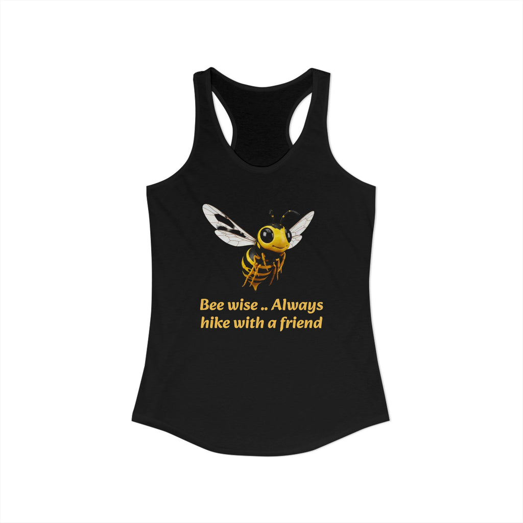 Bee Hiking Tank — "Always Hike With a Friend" Racerback Tank