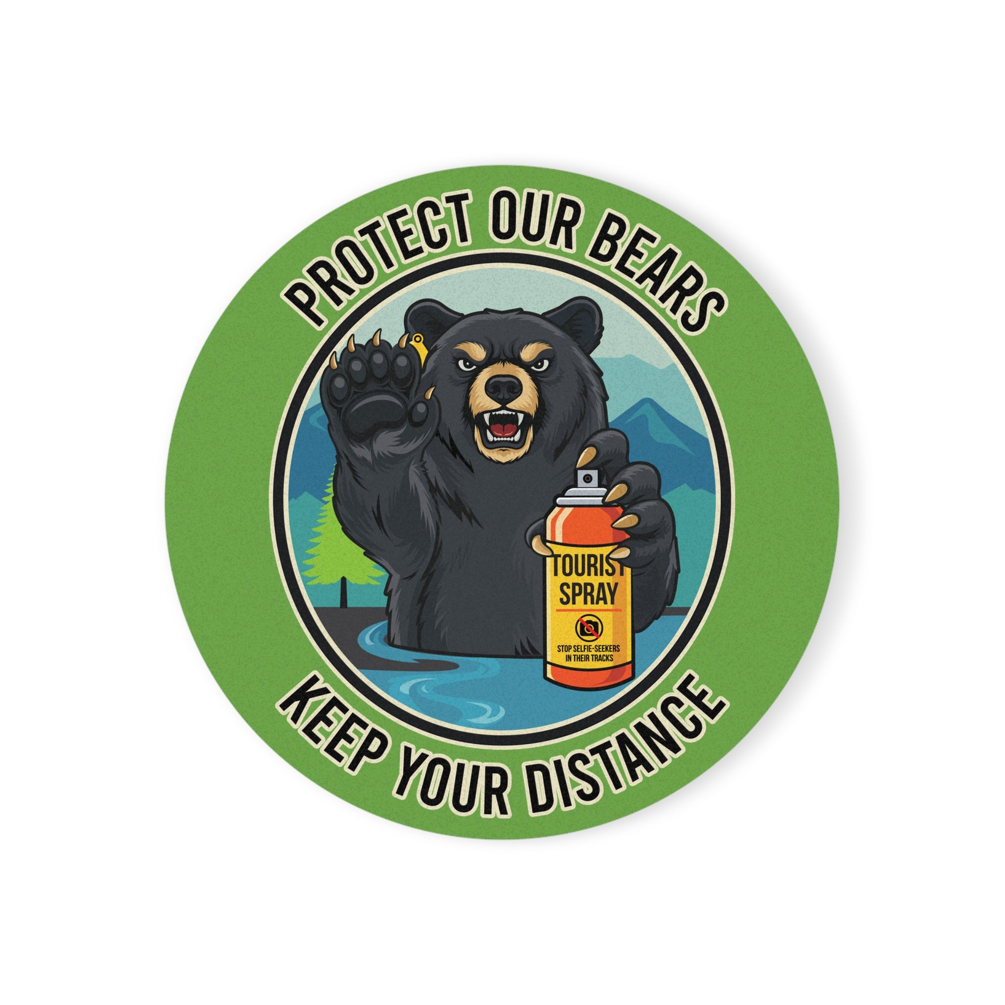 Smoky Mountain Black Bear Coaster
