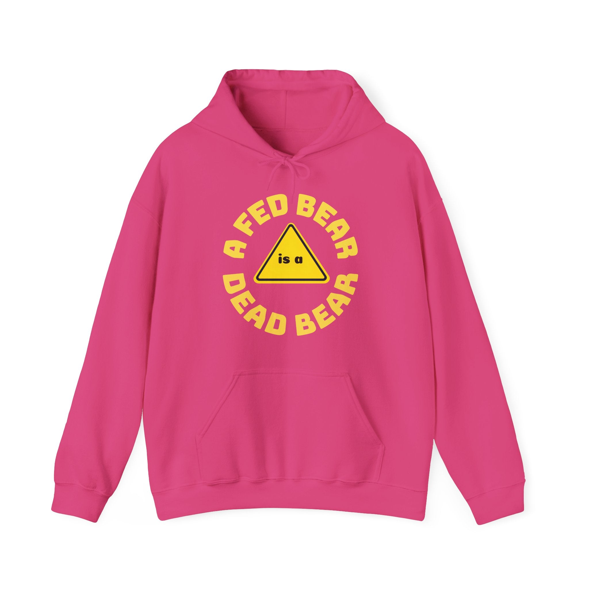 Fed Bear/Dead Bear Unisex Hoodie - Wildlife Conservation Pullover