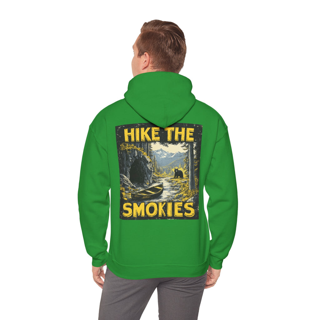 Hoodie - Vintage "Hike the Smokies" Smoky Mountains Unisex Hiking Graphic Pullover