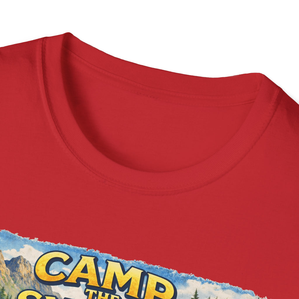 Camp the Smokies Unisex T-Shirt – Rustic Mountain Camping Graphic Tee