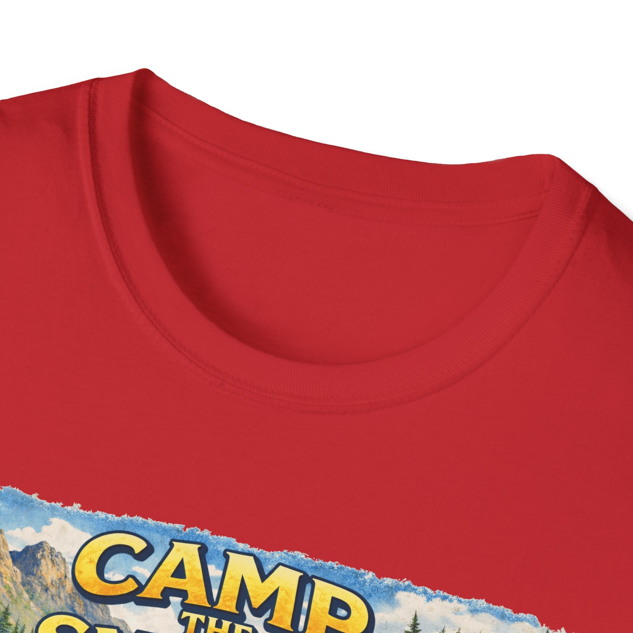 Camp the Smokies Unisex T-Shirt – Rustic Mountain Camping Graphic Tee