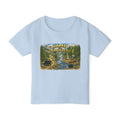 Toddler T-Shirt — "Camp The Smokies" Scenic Bear Camping Shirt