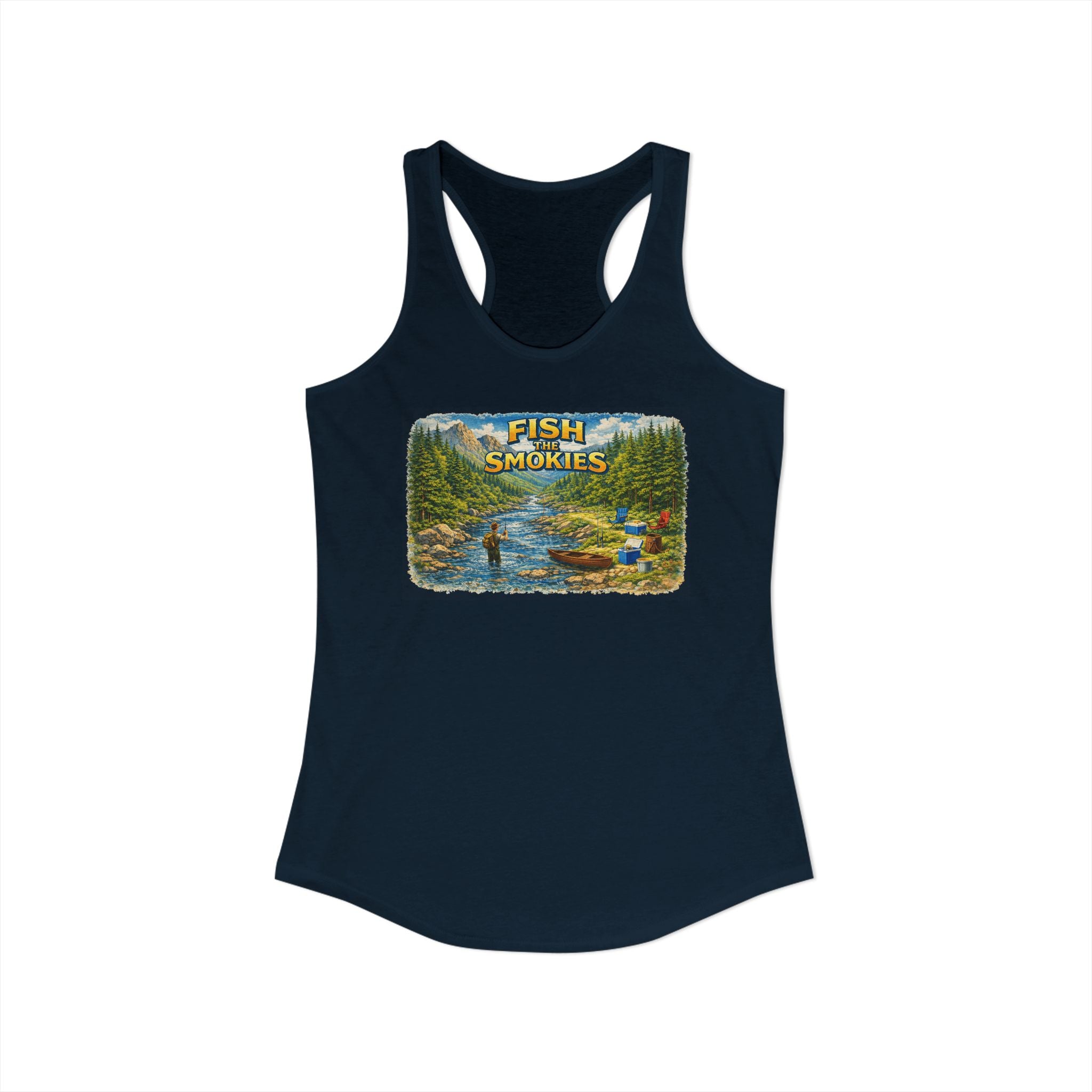 Fish The Smokies Women's Ideal Racerback Tank
