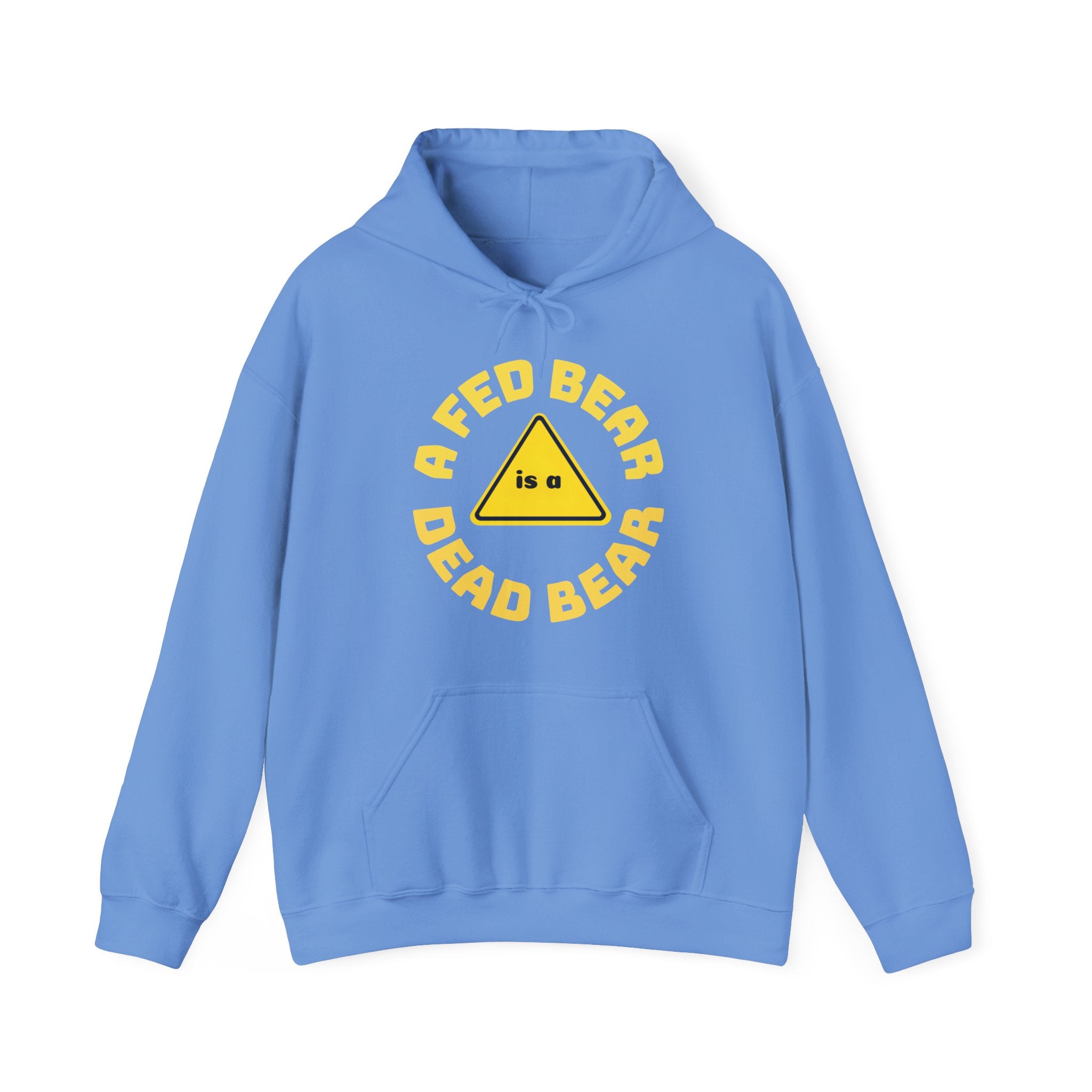 Fed Bear/Dead Bear Unisex Hoodie - Wildlife Conservation Pullover