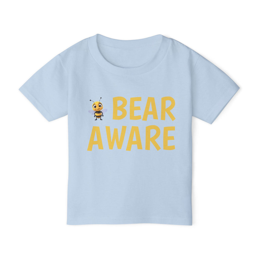 Bear Aware Toddler T-Shirt — Cute Bee Graphic Kids Tee