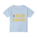 Bear Aware Toddler T-Shirt — Cute Bee Graphic Kids Tee