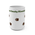 Great Smoky Mountains Paw Print Mug – 15oz Souvenir Coffee Cup