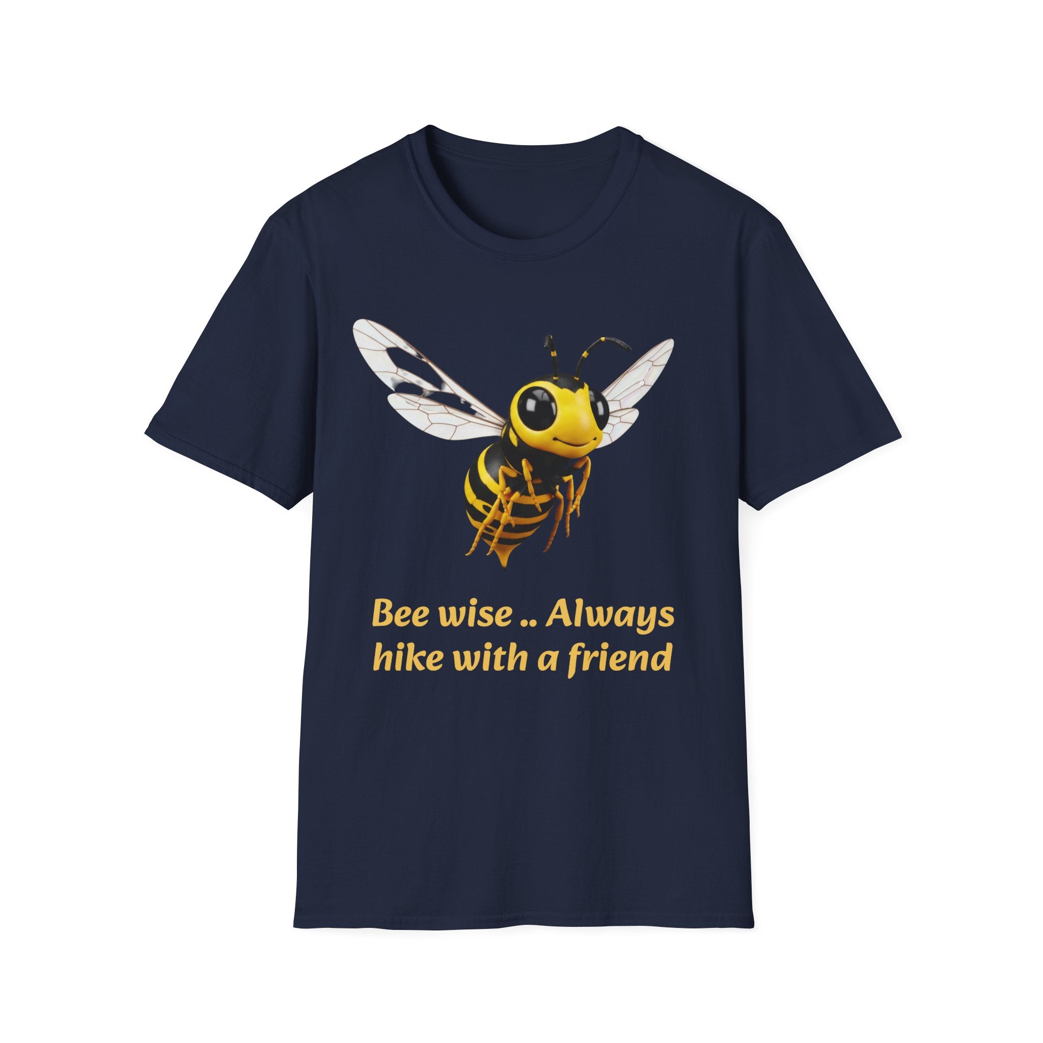 Bee Graphic T-Shirt — Cute Yellow Honeybee Illustration Tee