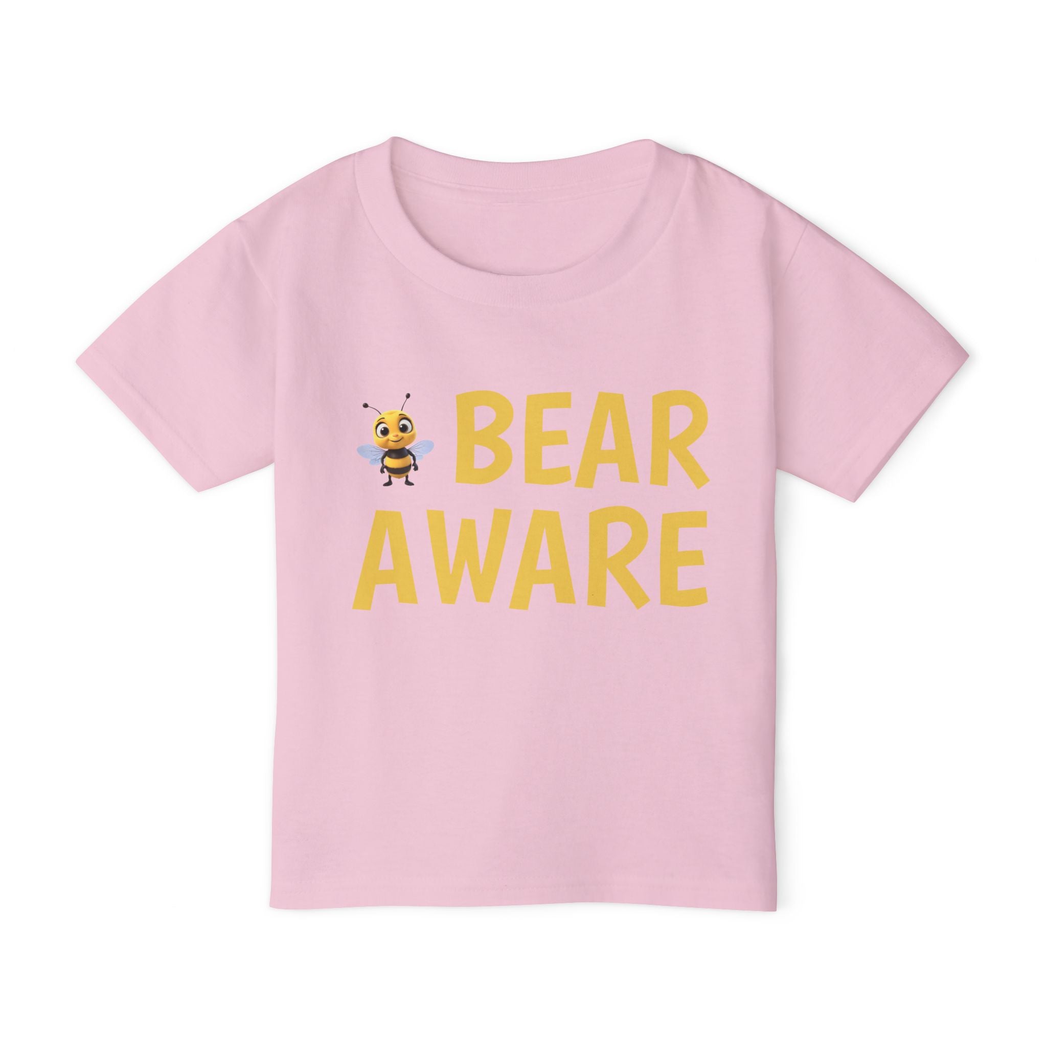 Bear Aware Toddler T-Shirt — Cute Bee Graphic Kids Tee