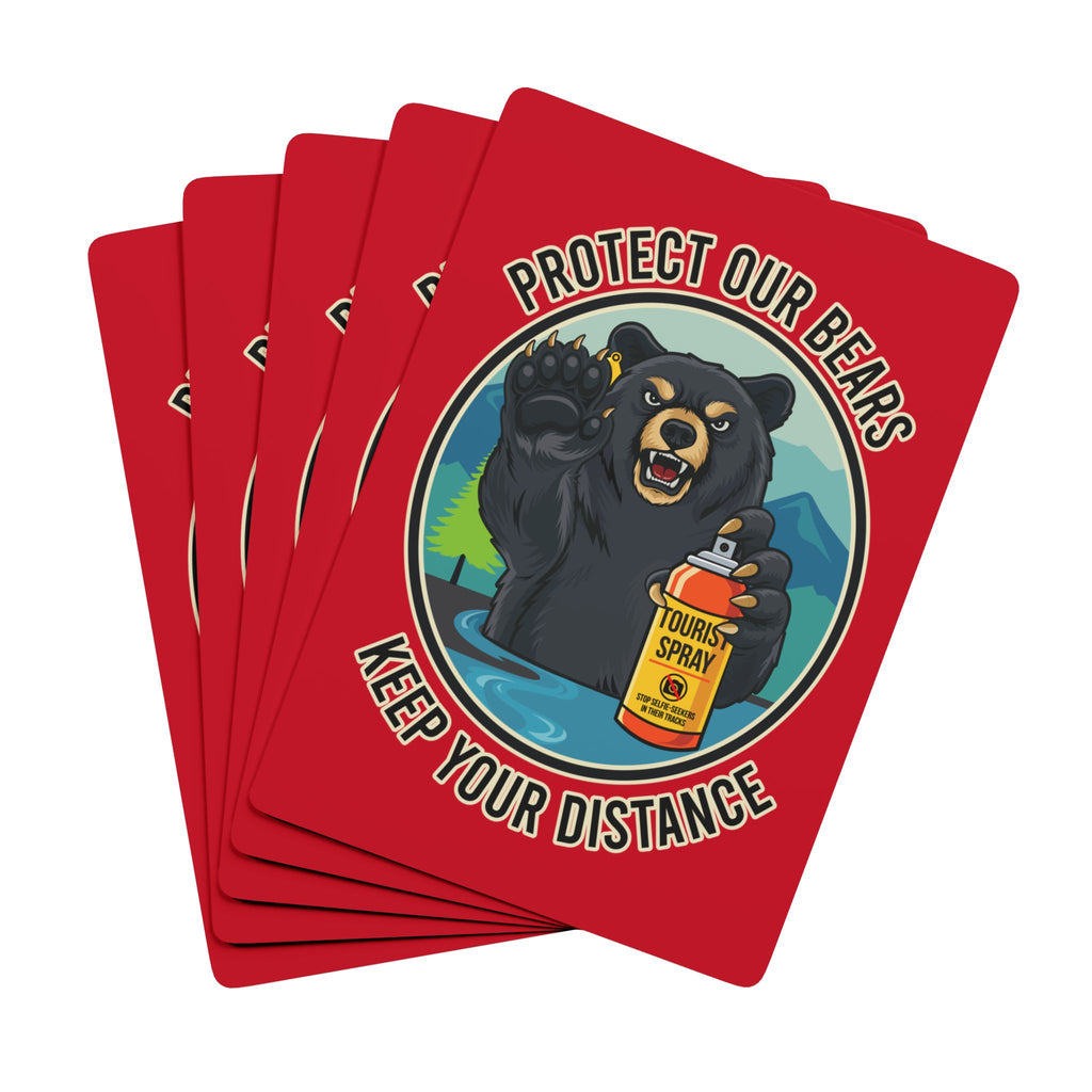 Protect Our Bears Poker Playing Cards | Wildlife Conservation Deck