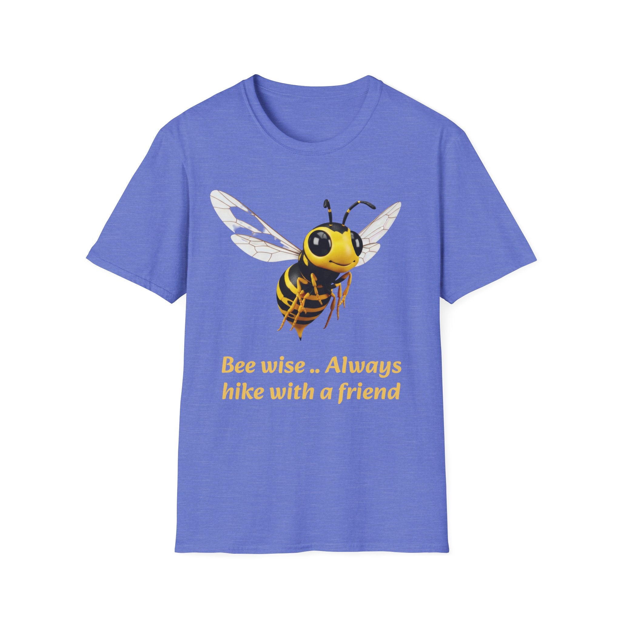 Bee Graphic T-Shirt — Cute Yellow Honeybee Illustration Tee