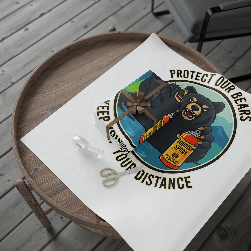 Protect Our Bears  Wildlife Wrapping Paper