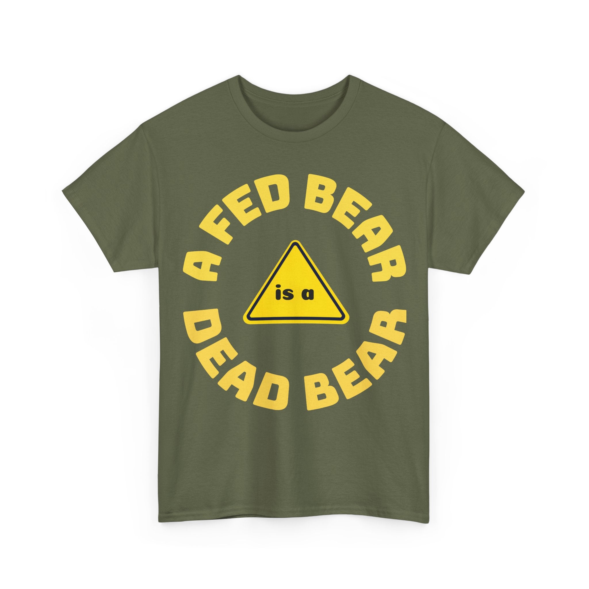 Fed Bear Unisex Cotton T-shirt — Stoic Wilderness Reminder