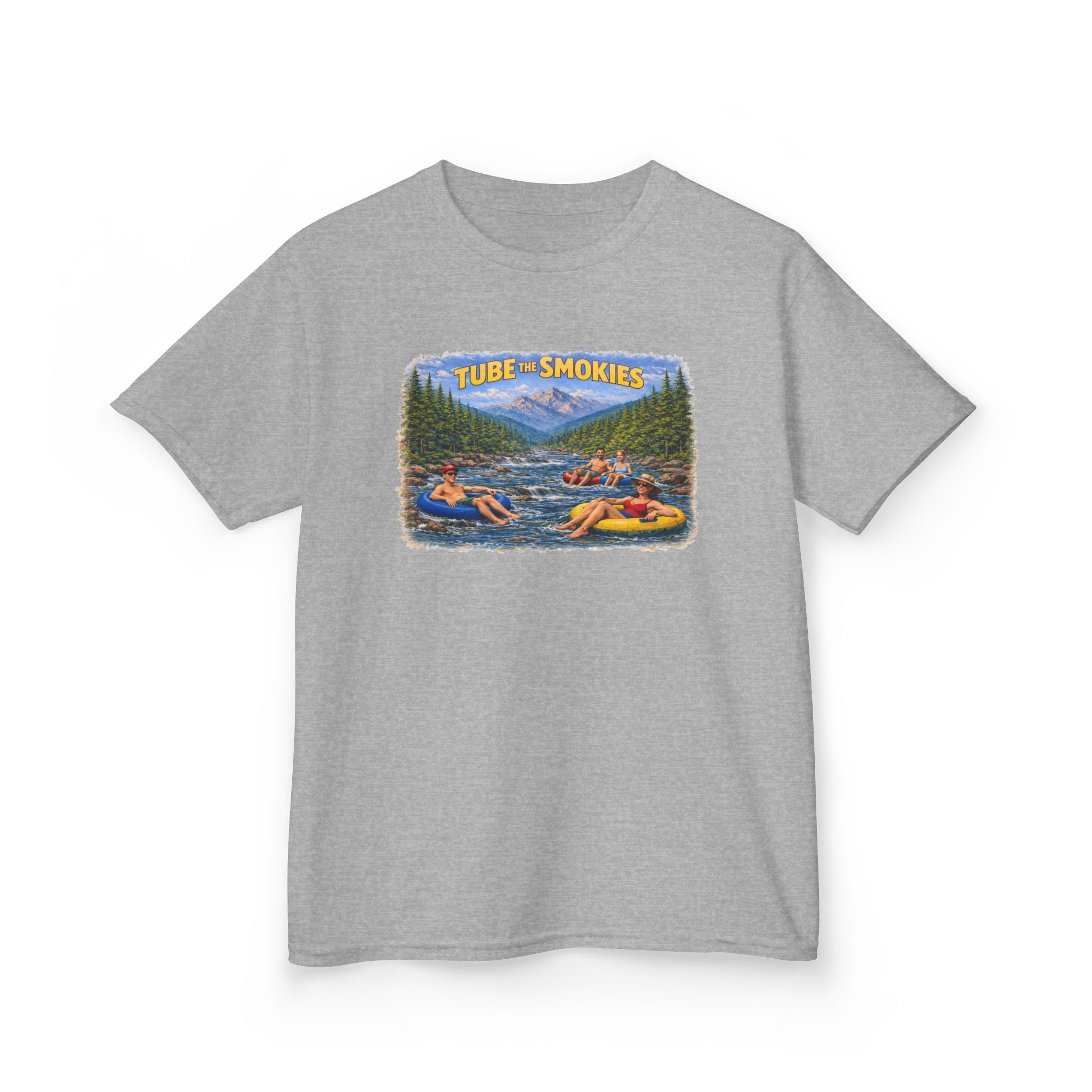 Kids Tee — 'Tube the Smokies' River Float Graphic