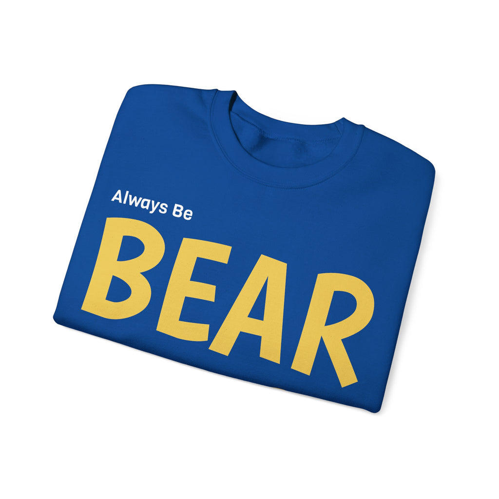 Bear Aware Unisex Crewneck Sweatshirt — Always Be "BEAR AWARE" Graphic Pullover