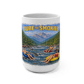 Tube the Smokies 15oz Ceramic Mug — River Tubing Smoky Mountains Souvenir