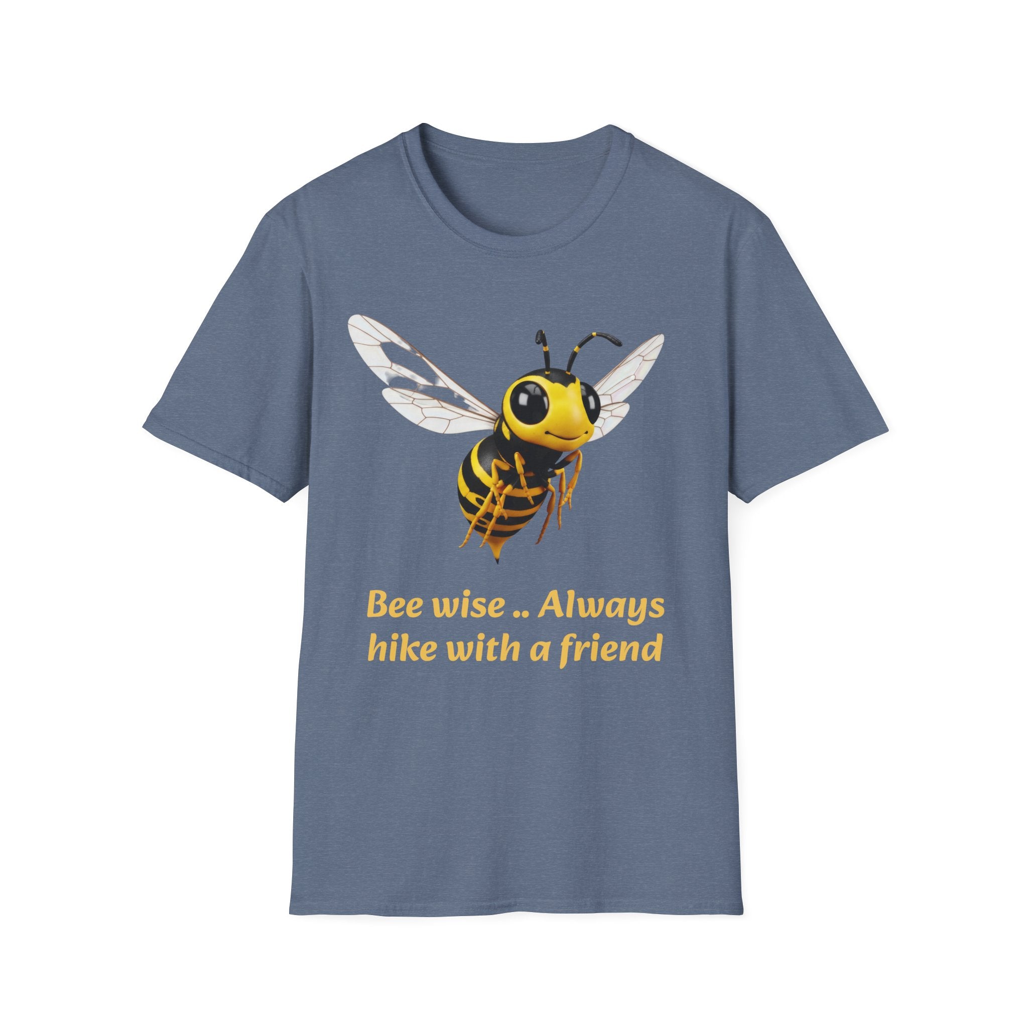 Bee Graphic T-Shirt — Cute Yellow Honeybee Illustration Tee