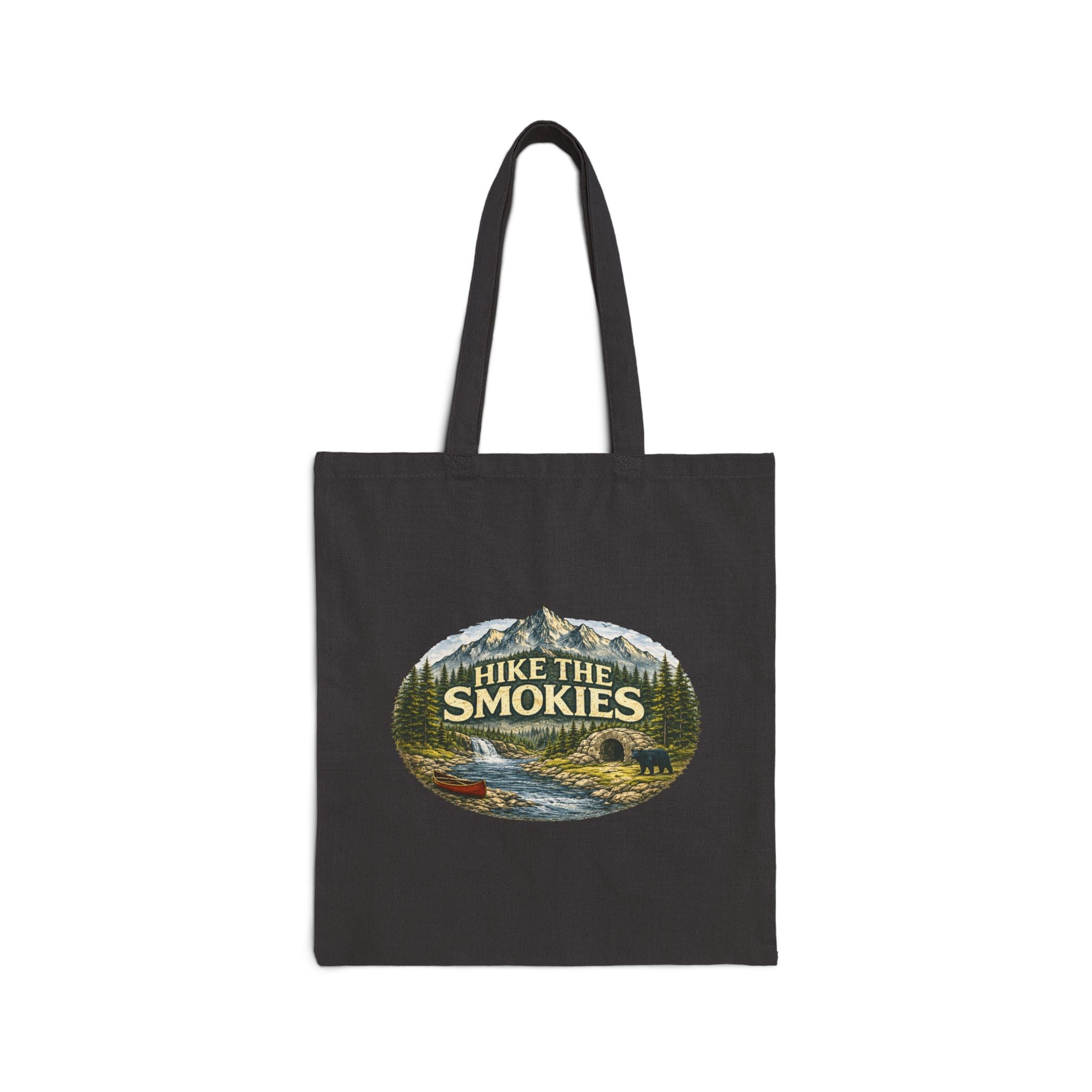 Tote Bag — 'Hike the Smokies' Scenic Mountain Canvas Tote