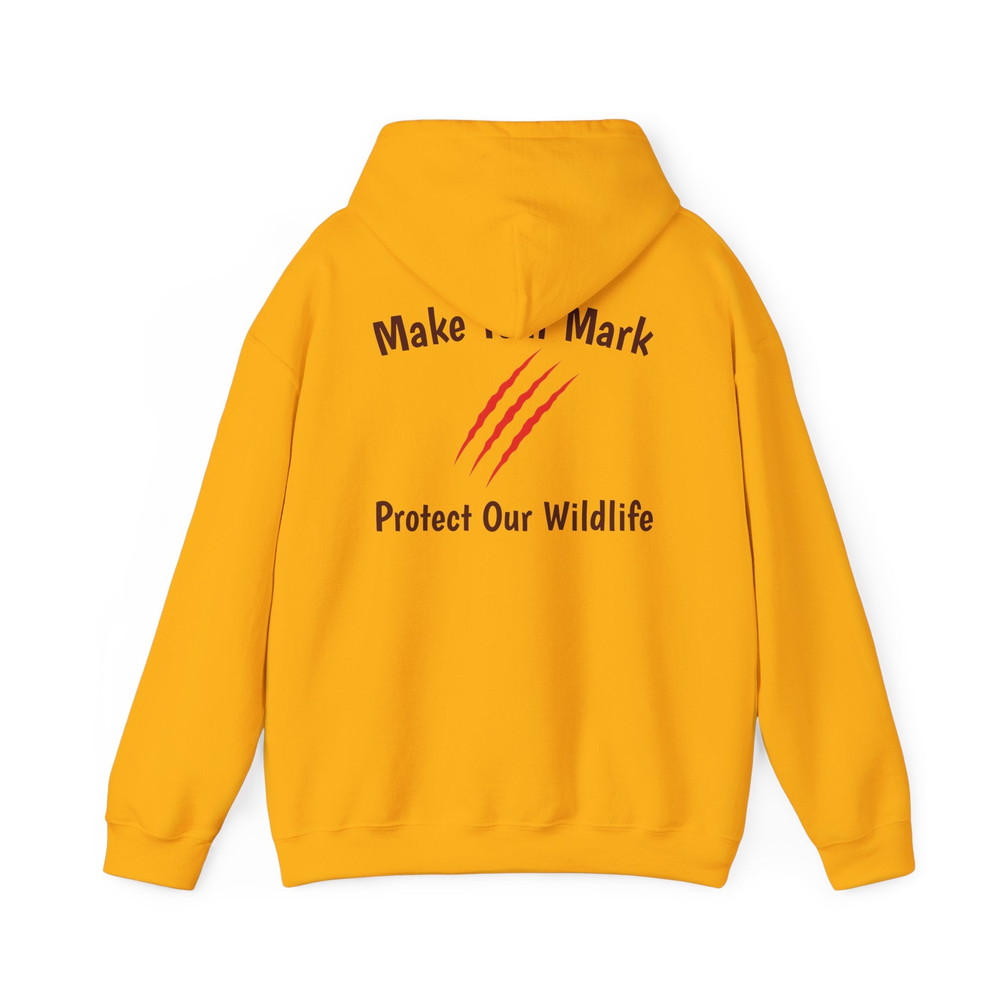 Wildlife Rescue Unisex Hoodie — "Make Your Mark: Protect Our Wildlife"