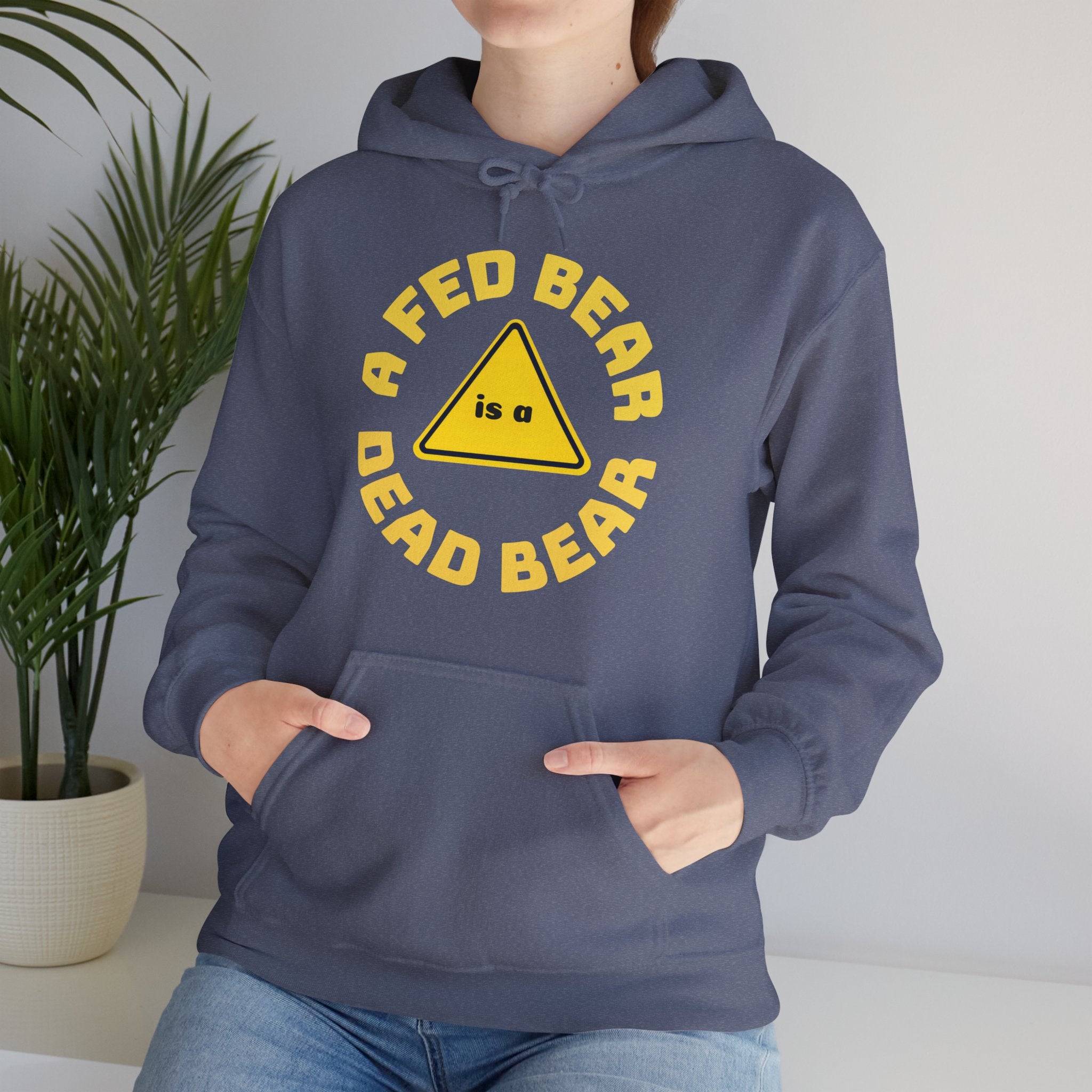 Fed Bear/Dead Bear Unisex Hoodie - Wildlife Conservation Pullover
