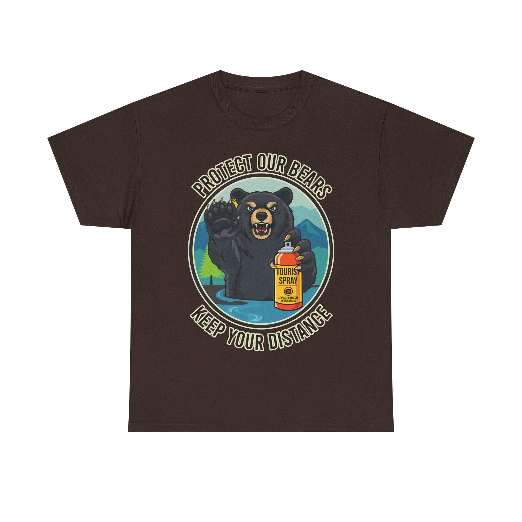 Smoky Mountain Black Bear Unisex Tee | Funny Wildlife Graphic