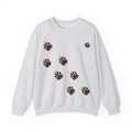 Muddy Bear Paw Tracks - Unisex Pullover Sweatshirt