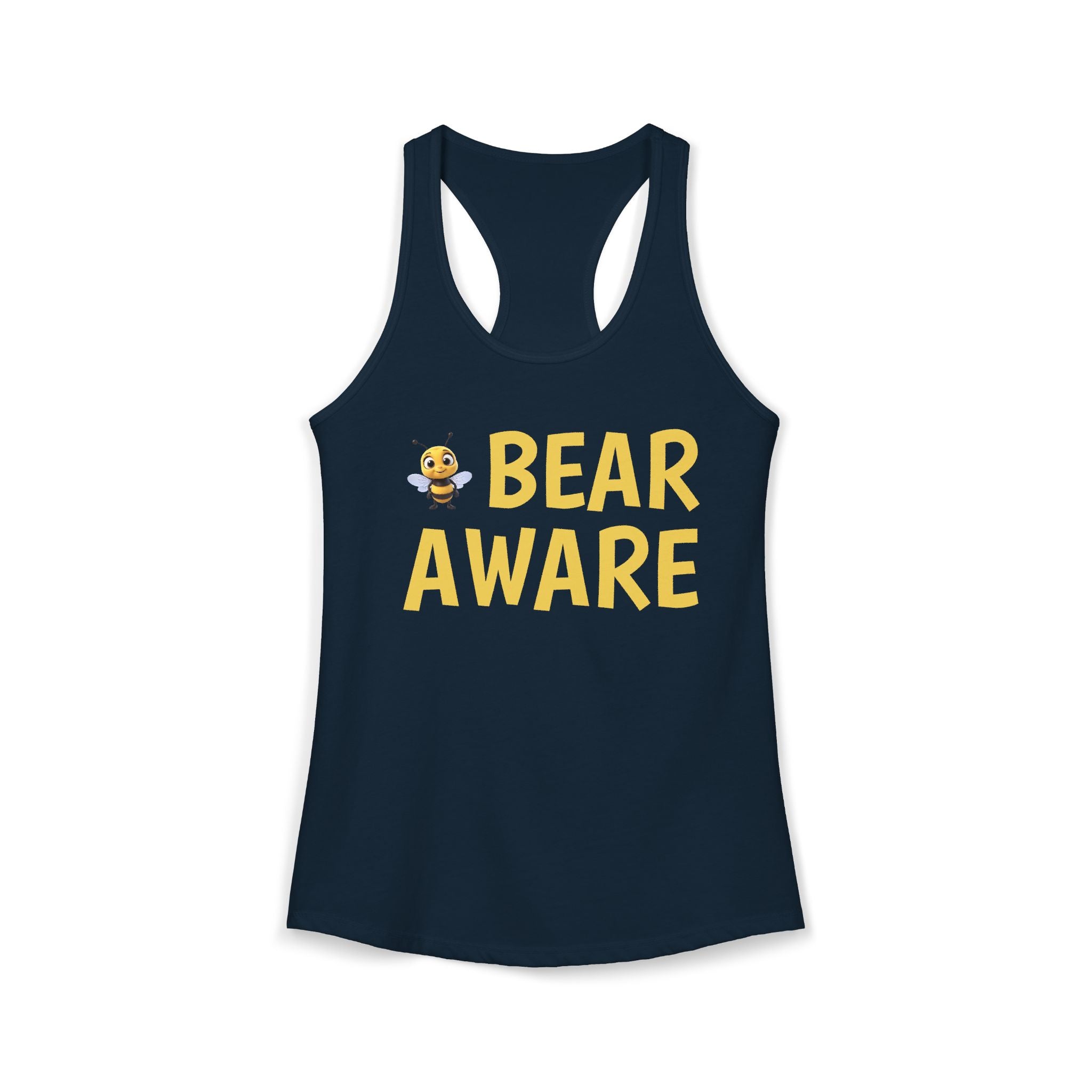 Women's Ideal Racerback Tank - Wildlife Awareness Message