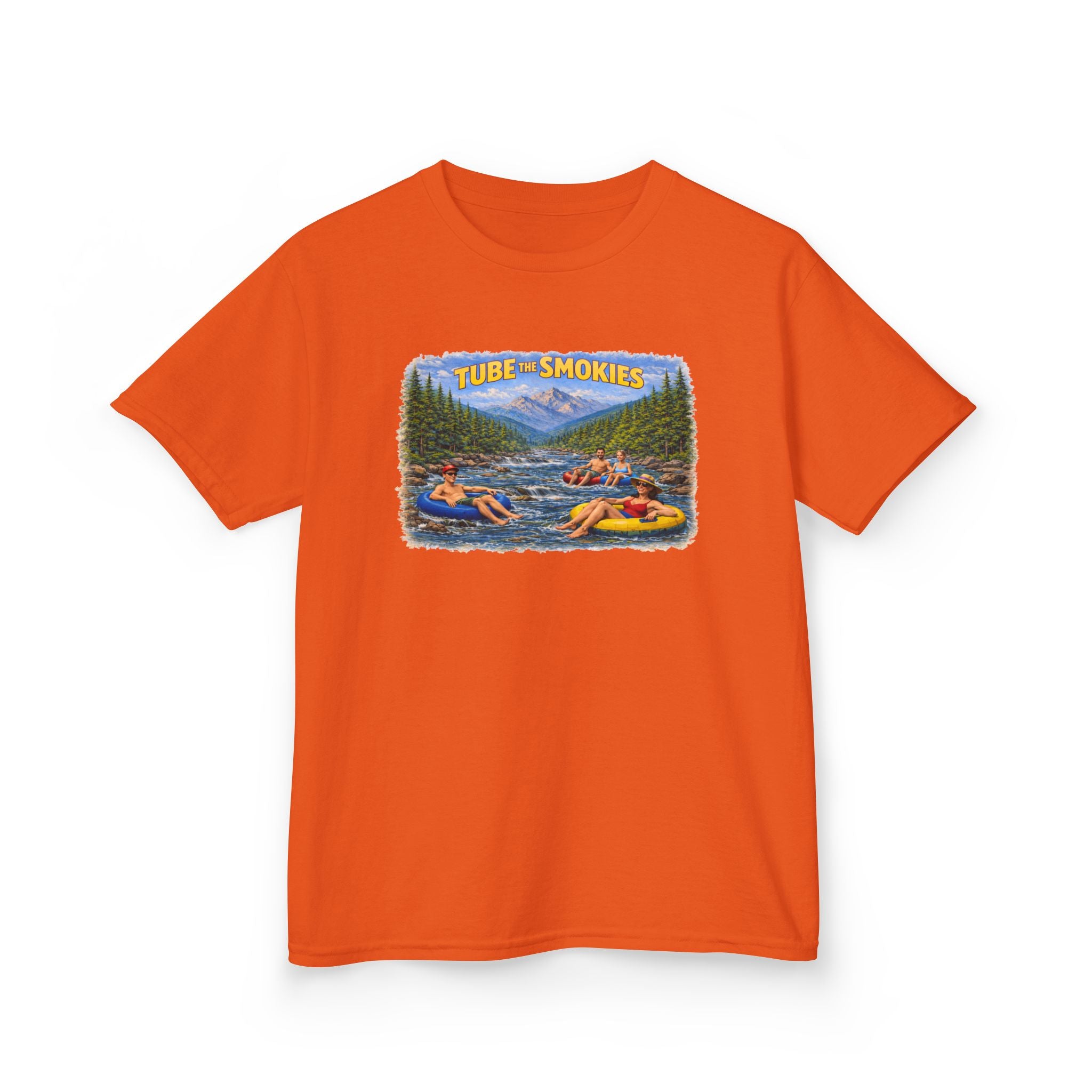 Kids Tee — 'Tube the Smokies' River Float Graphic