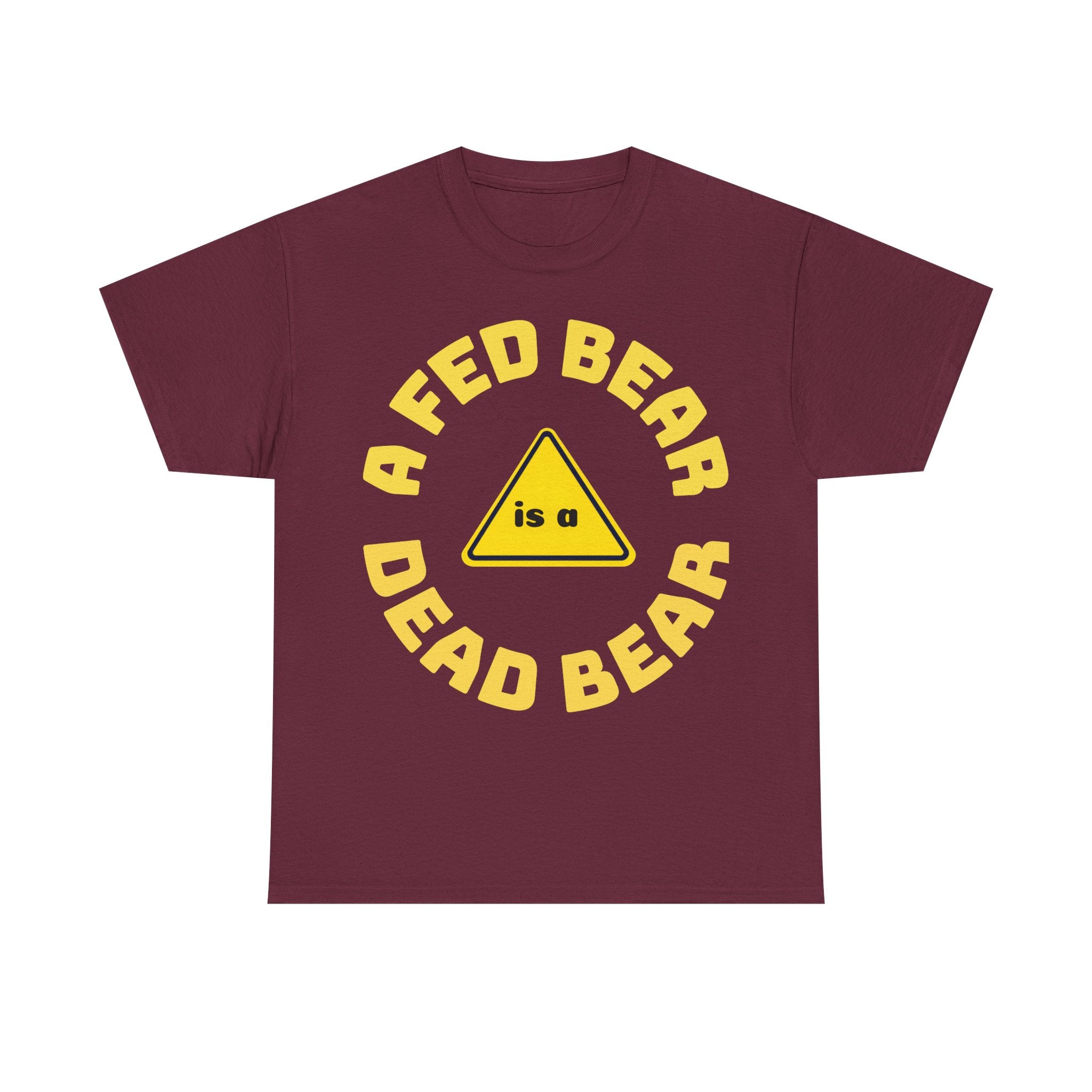 Fed Bear Unisex Cotton T-shirt — Stoic Wilderness Reminder