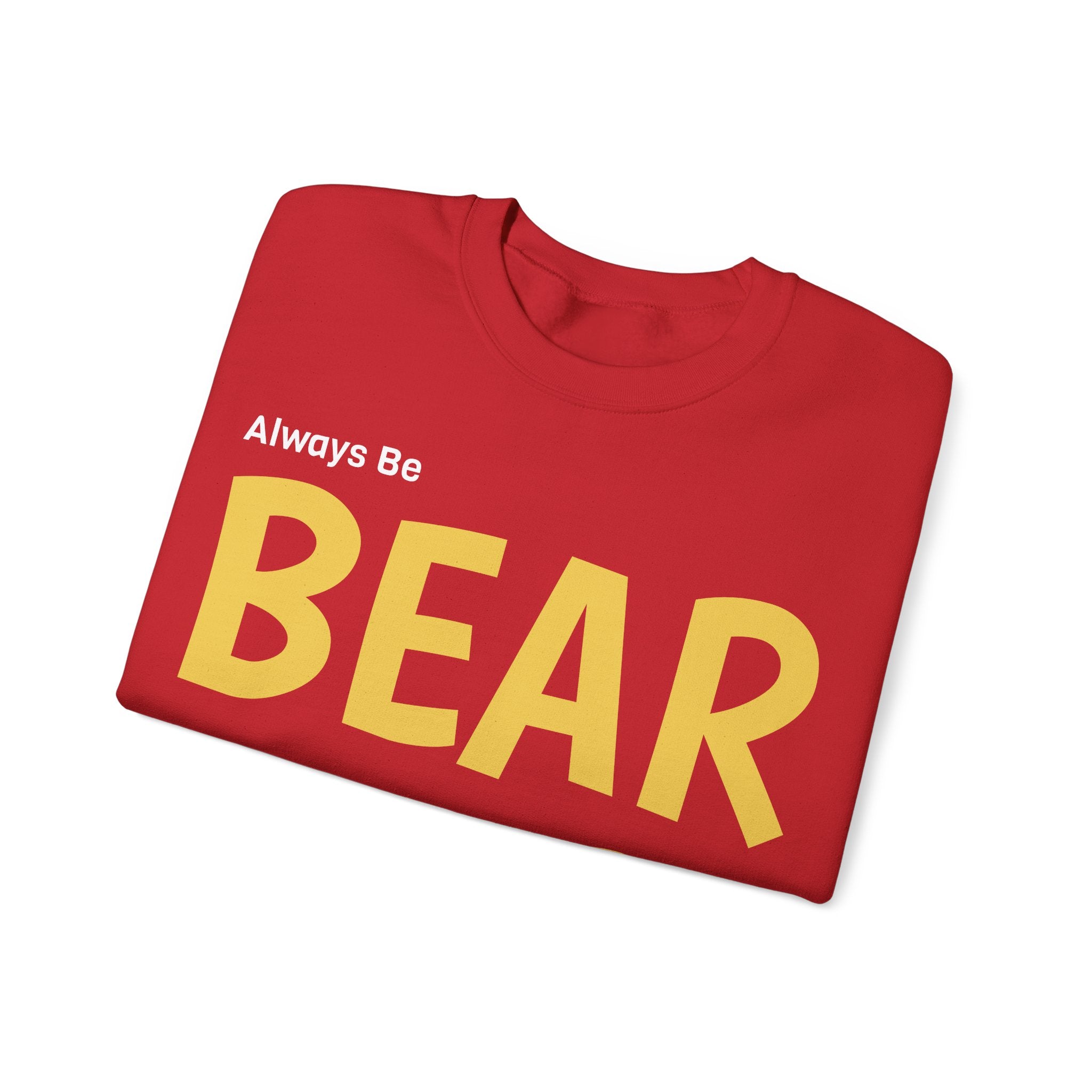 Bear Aware Unisex Crewneck Sweatshirt — Always Be "BEAR AWARE" Graphic Pullover
