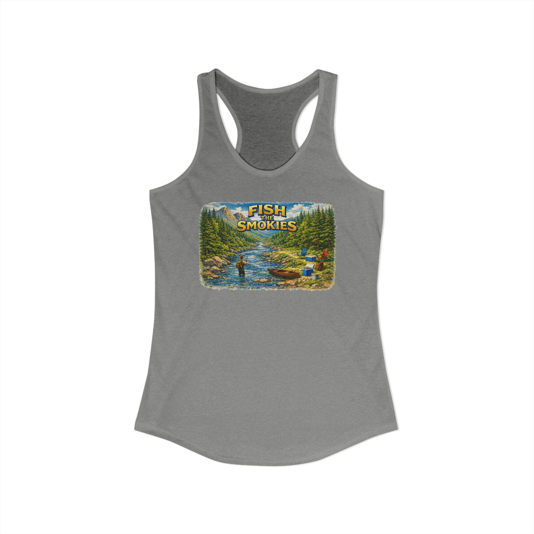 Fish The Smokies Women's Ideal Racerback Tank