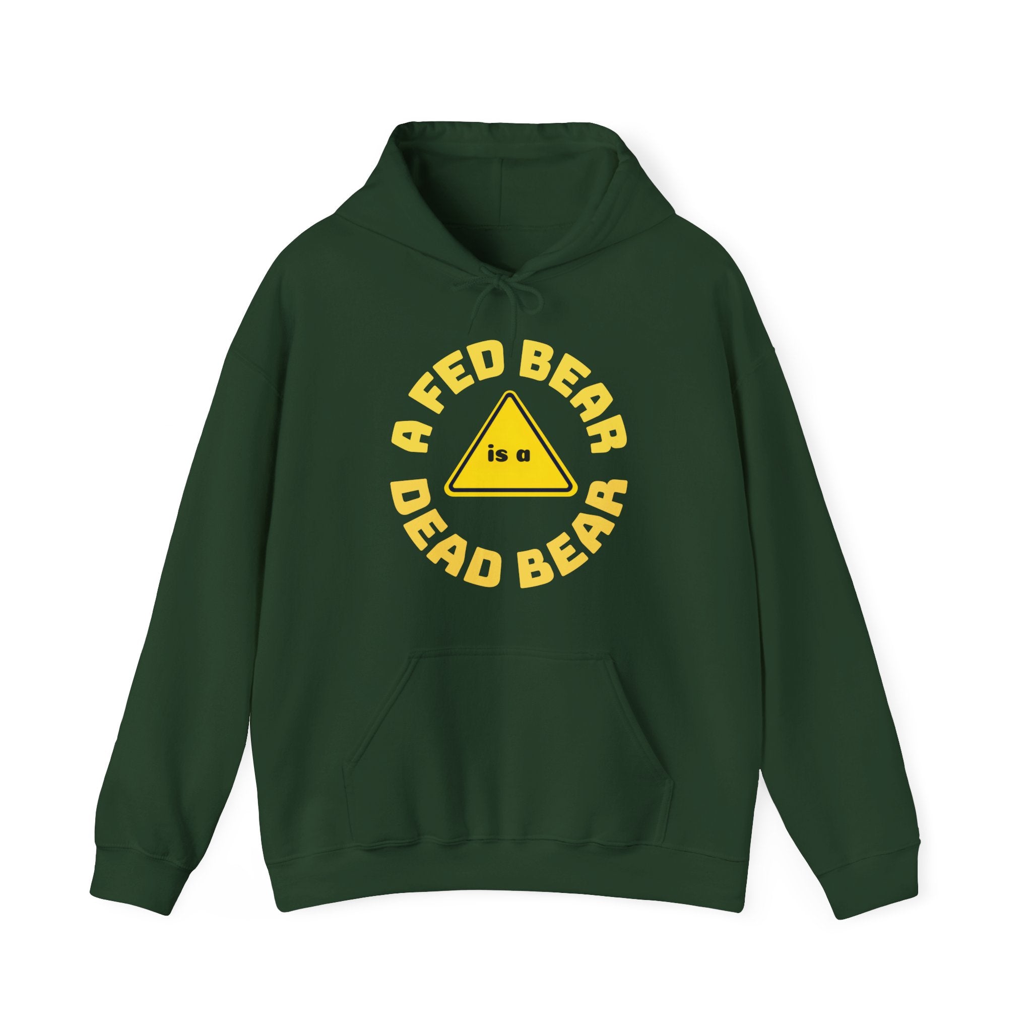 Fed Bear/Dead Bear Unisex Hoodie - Wildlife Conservation Pullover