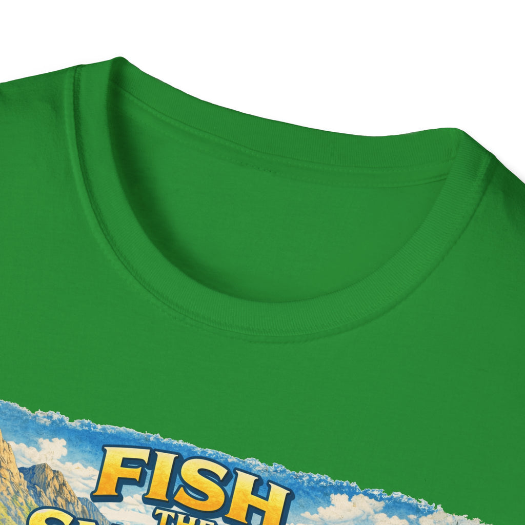 Fish the Smokies Unisex T-Shirt — Scenic Fishing River Graphic Tee