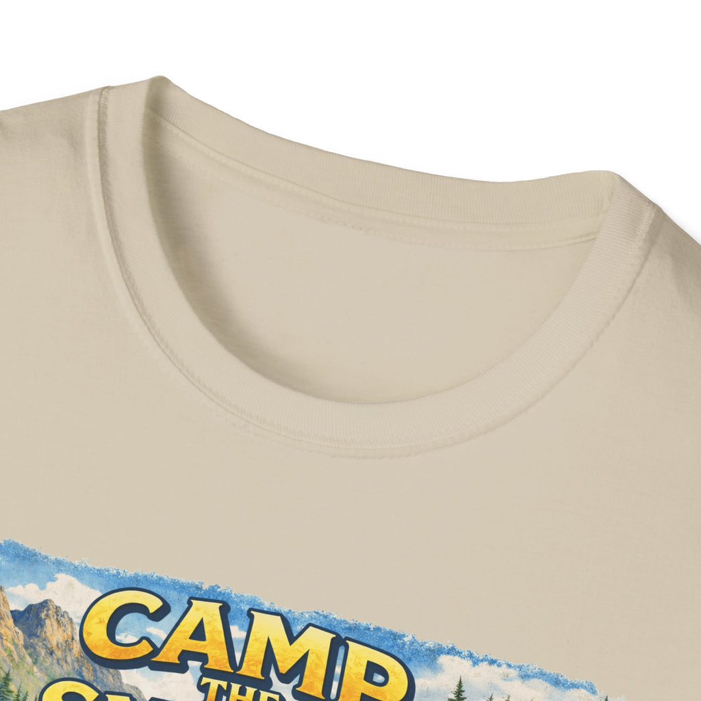 Camp the Smokies Unisex T-Shirt – Rustic Mountain Camping Graphic Tee