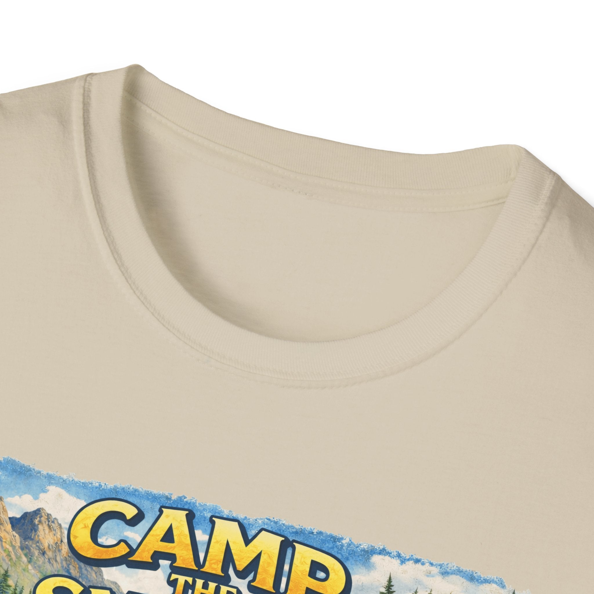 Camp the Smokies Unisex T-Shirt – Rustic Mountain Camping Graphic Tee