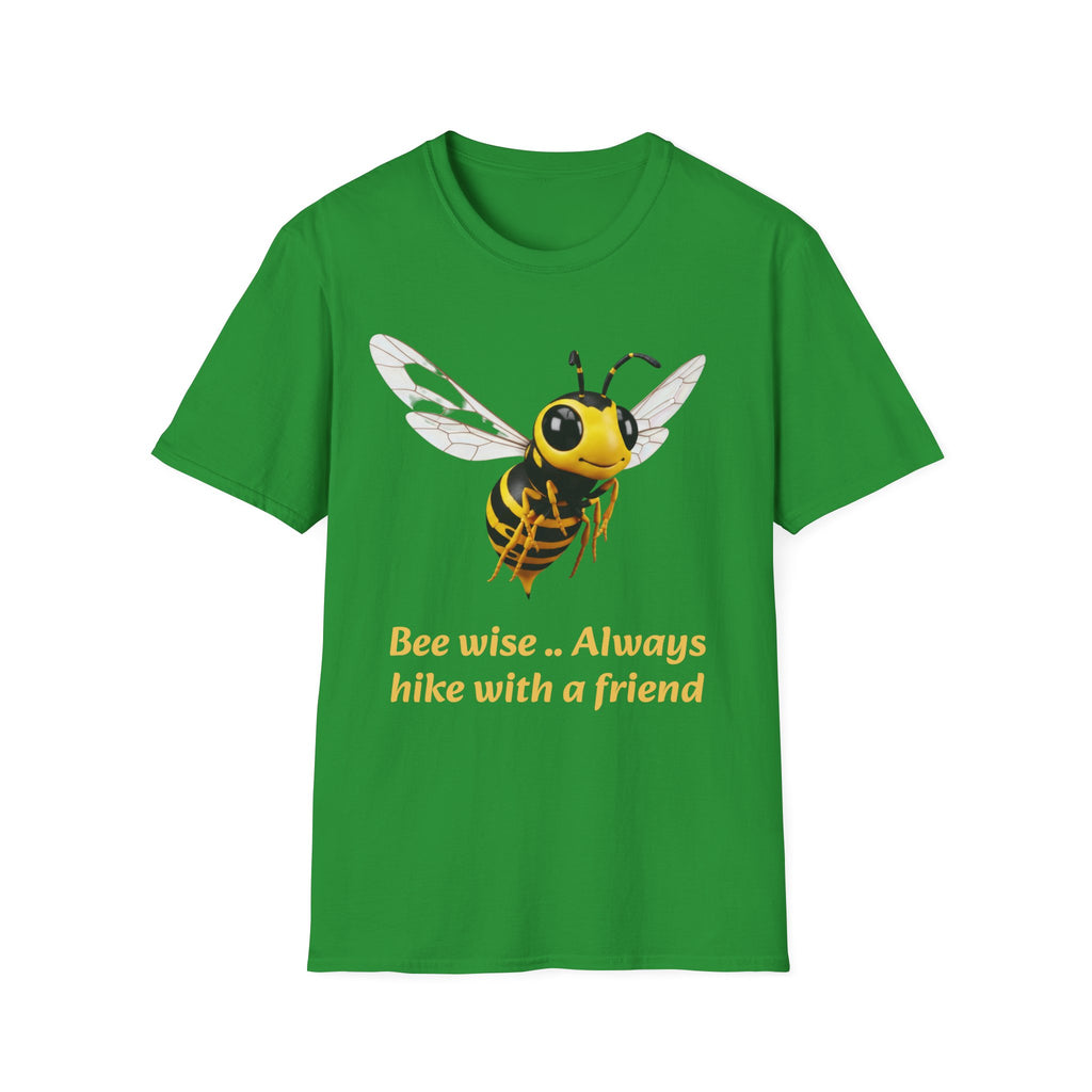 Bee Graphic T-Shirt — Cute Yellow Honeybee Illustration Tee