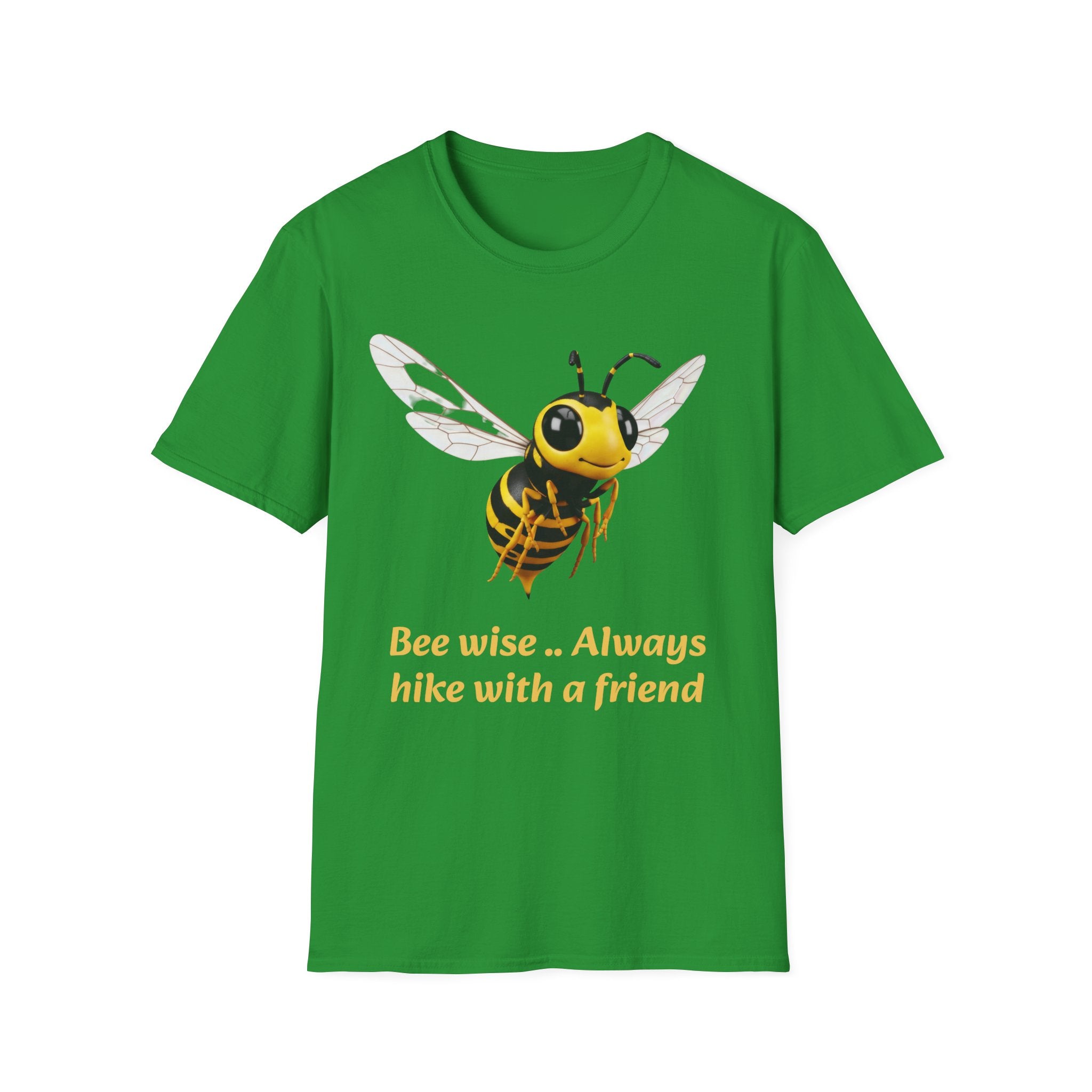 Bee Graphic T-Shirt — Cute Yellow Honeybee Illustration Tee