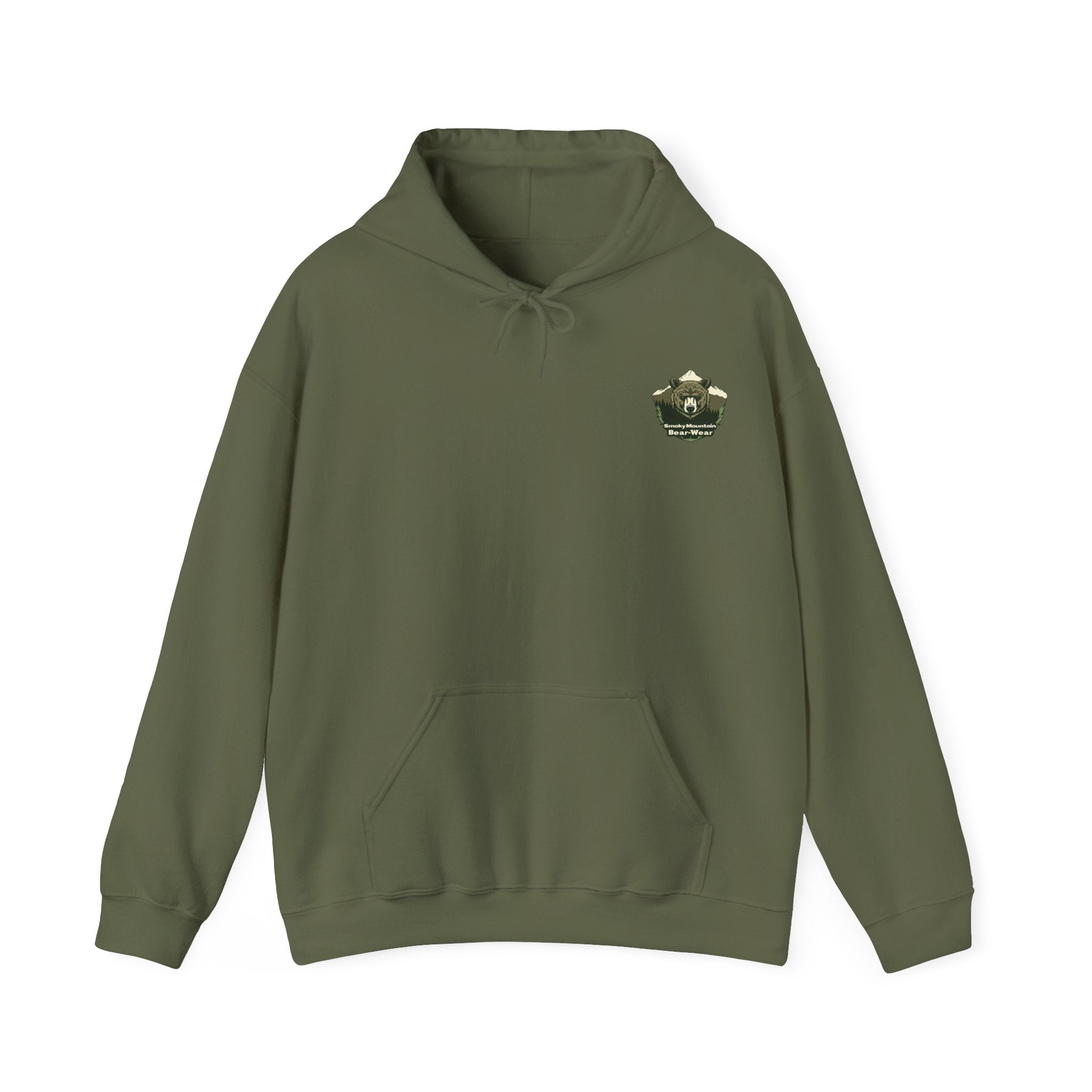 Scenic River Valley Hoodie — Vintage Wilderness Landscape Unisex Pullover