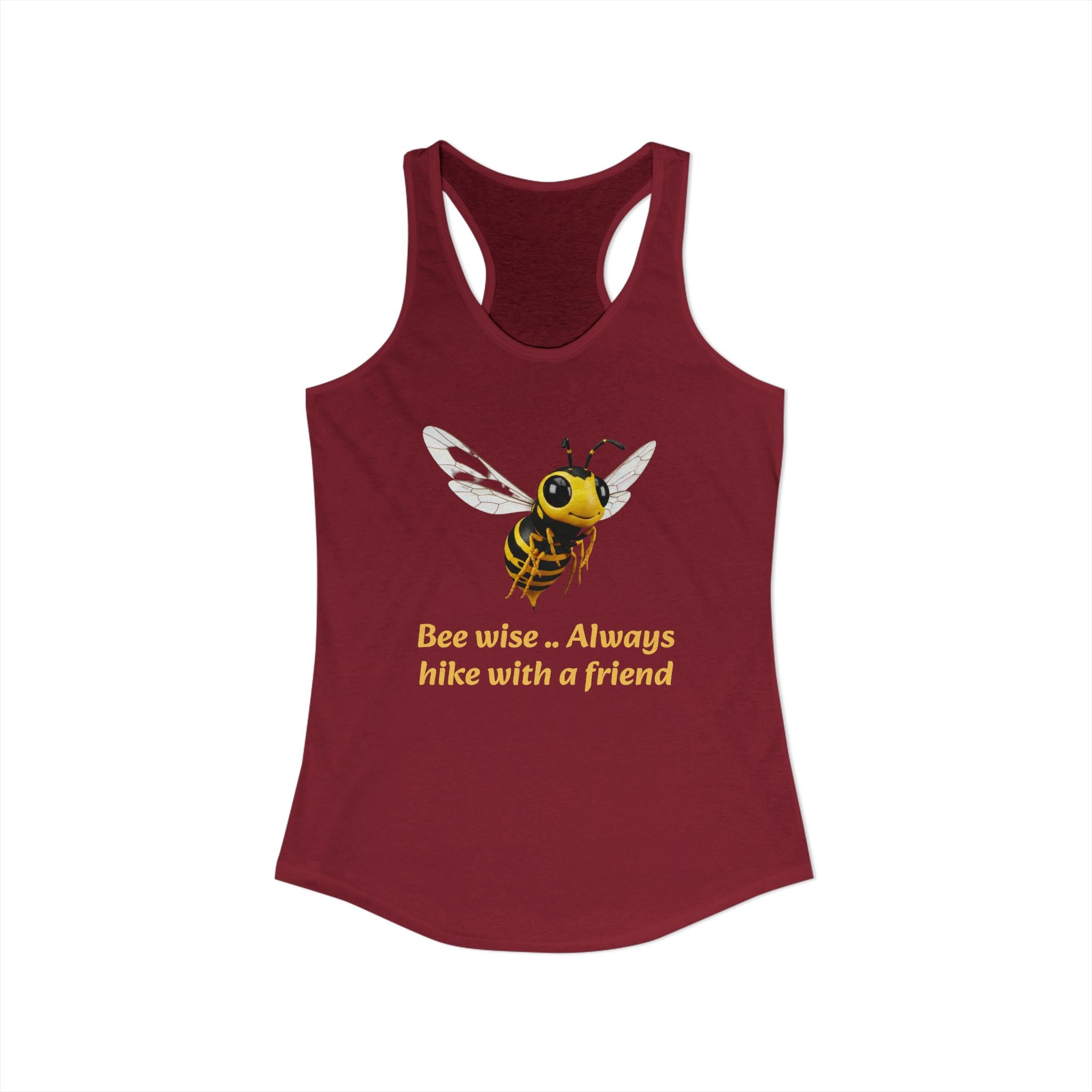 Bee Hiking Tank — "Always Hike With a Friend" Racerback Tank