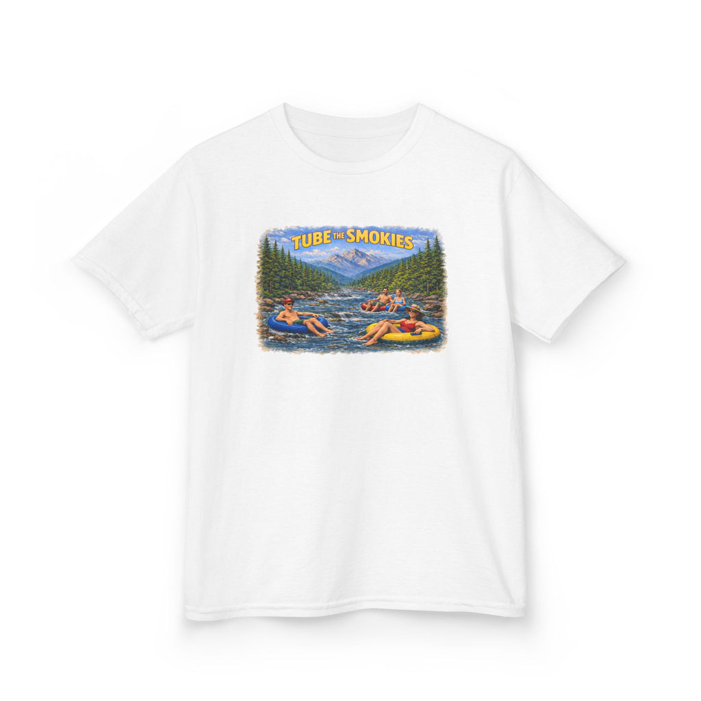 Kids Tee — 'Tube the Smokies' River Float Graphic