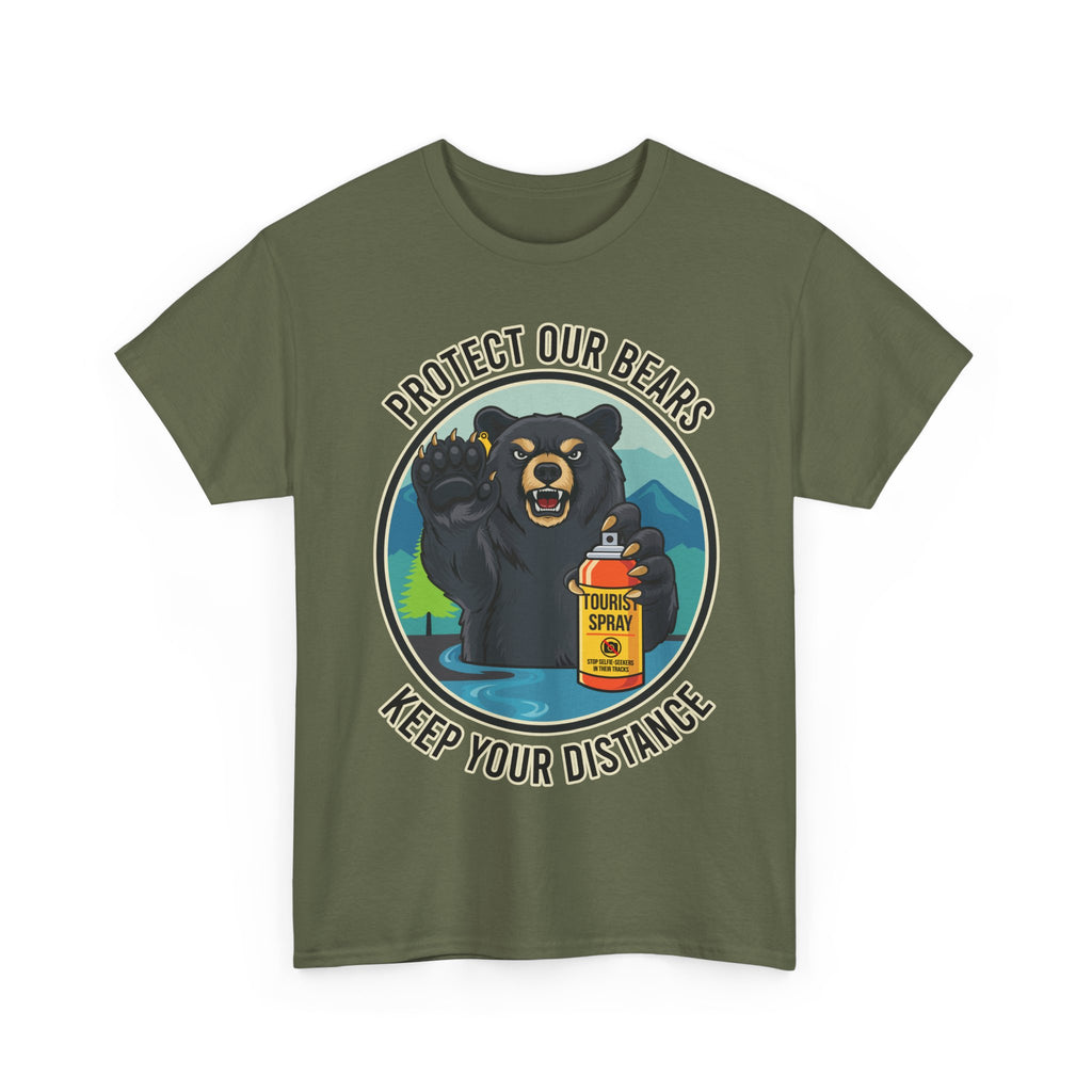 Smoky Mountain Black Bear Unisex Tee | Funny Wildlife Graphic