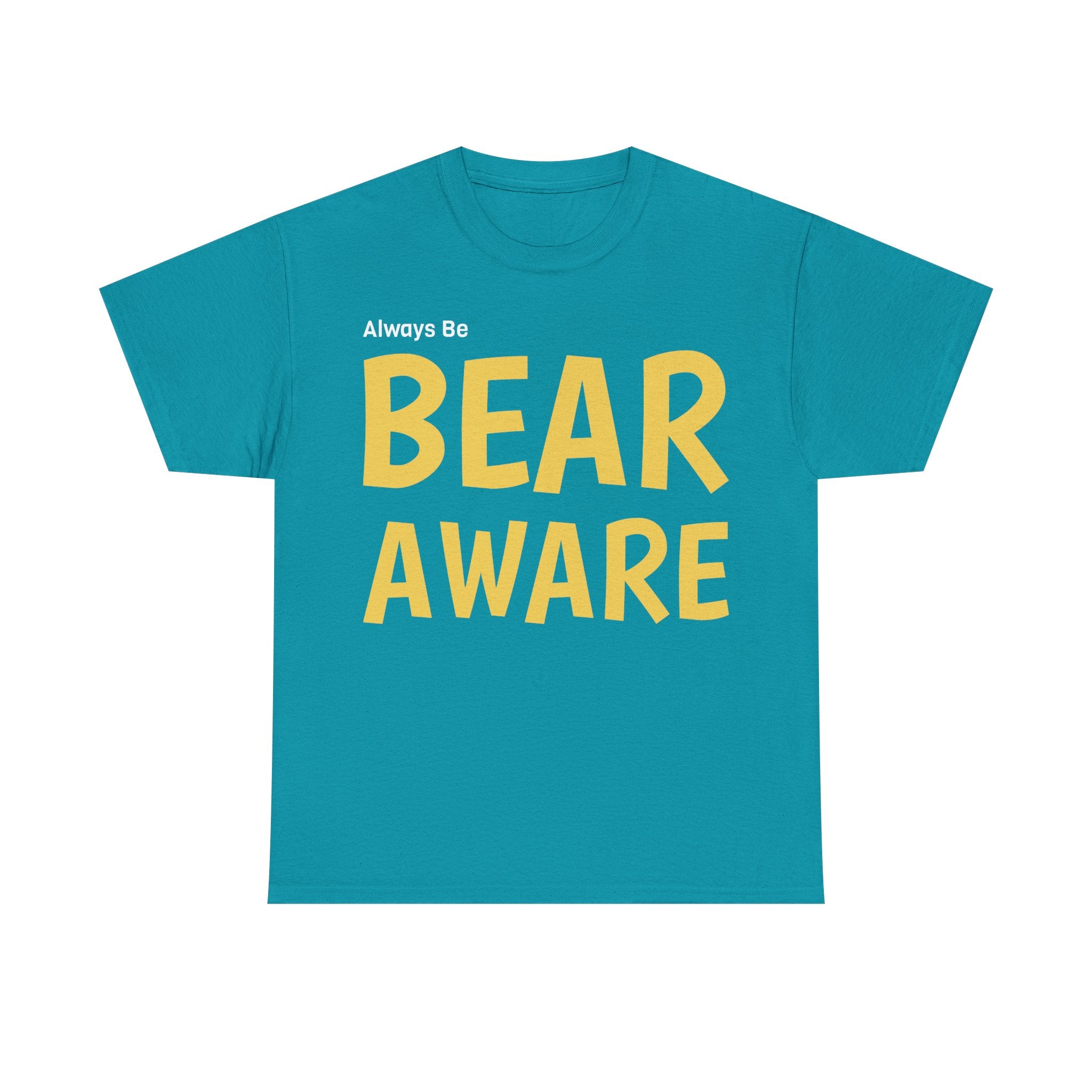 Bear Aware Unisex Cotton T-Shirt - Wildlife Awareness