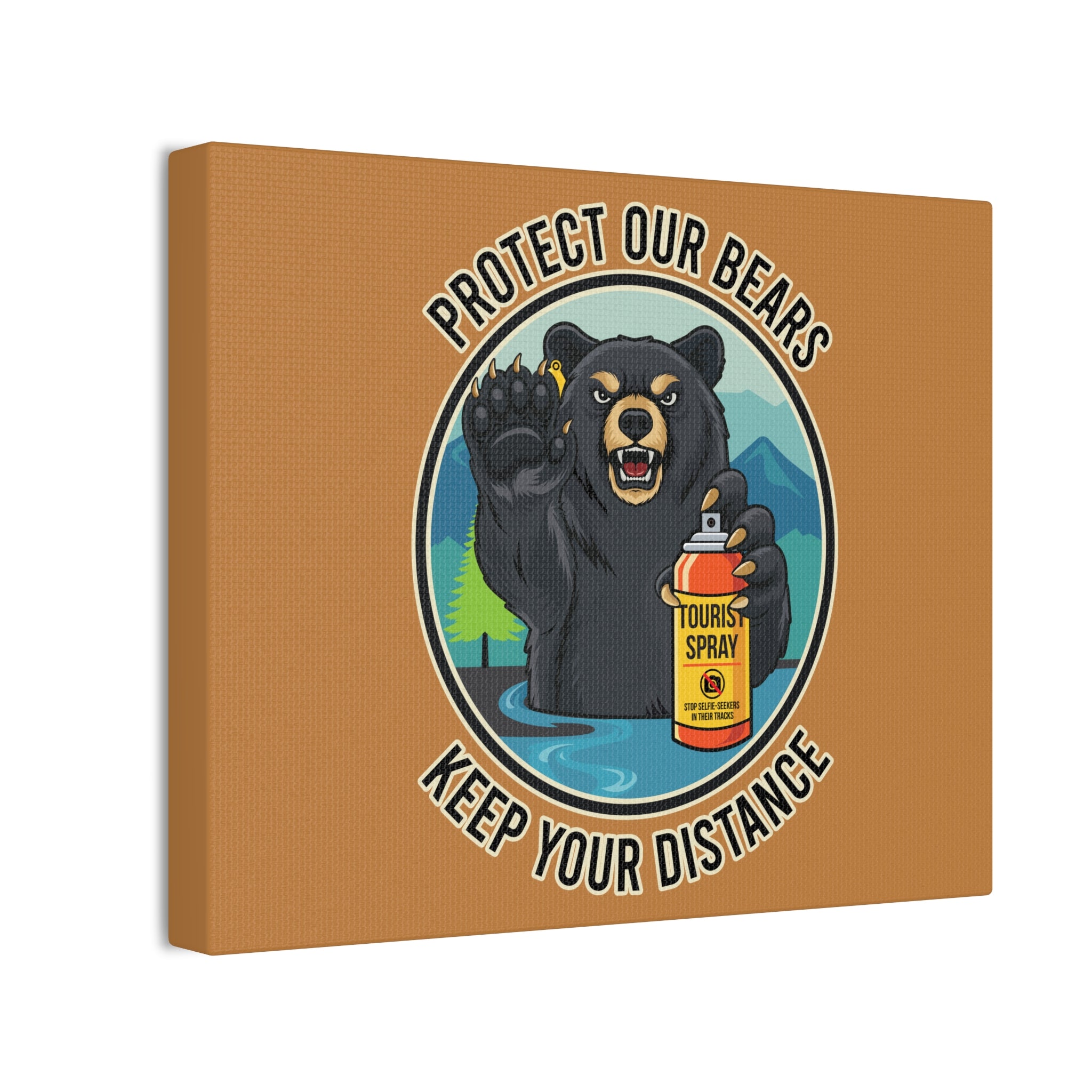 Protect Our Bears  Canvas Print
