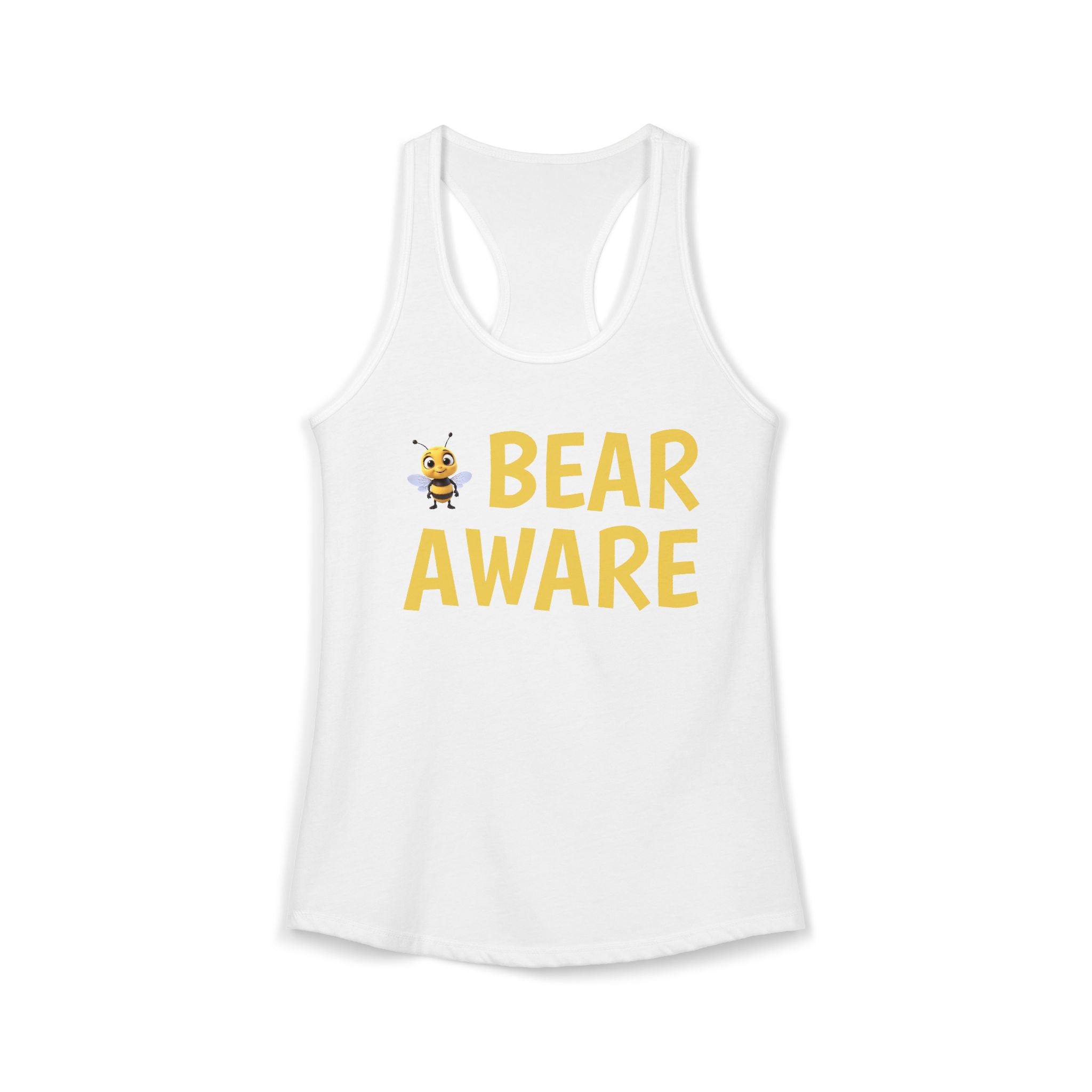 Women's Ideal Racerback Tank - Wildlife Awareness Message