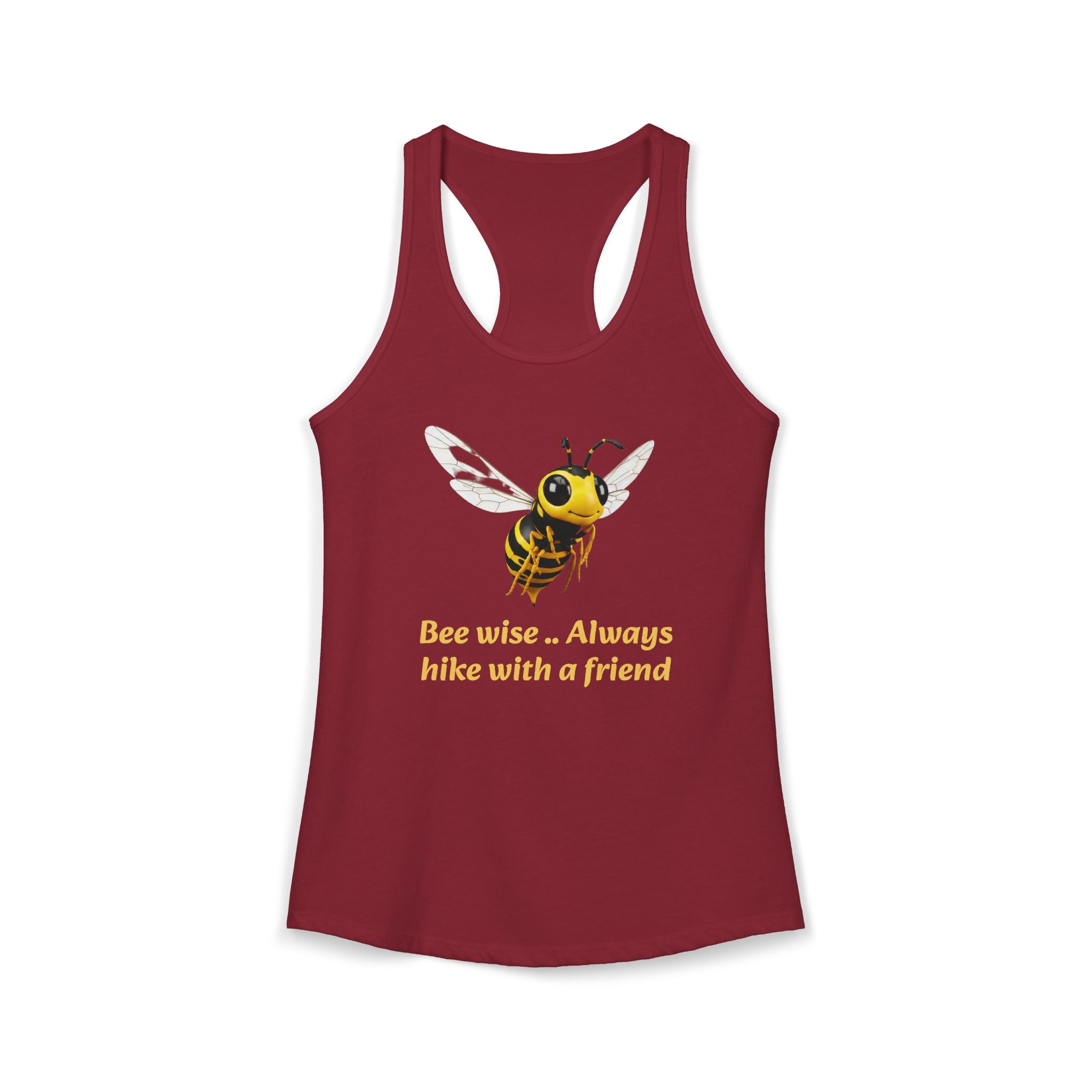 Bee Hiking Tank — "Always Hike With a Friend" Racerback Tank